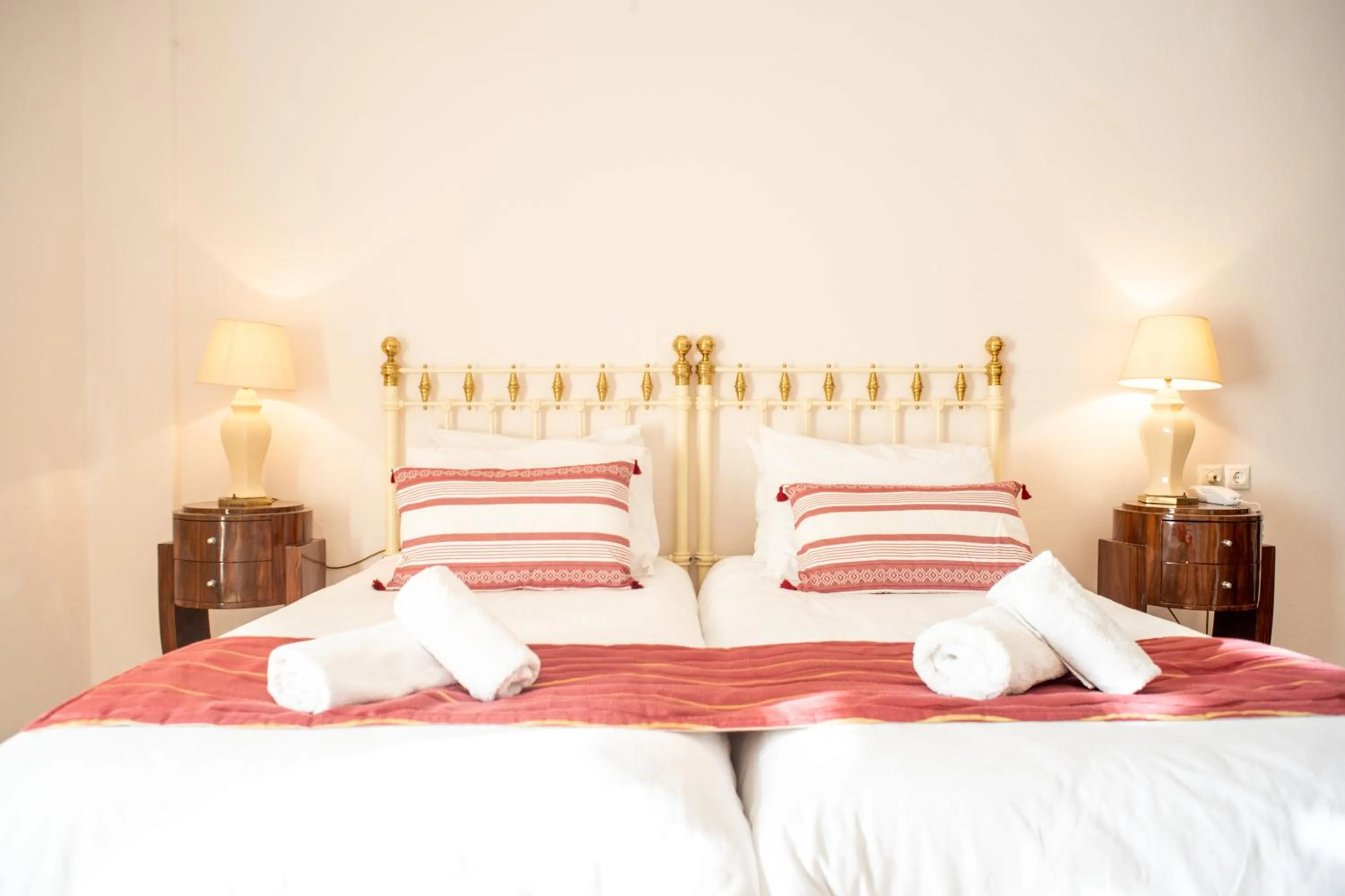 Bed in Lagou Raxi Country Hotel