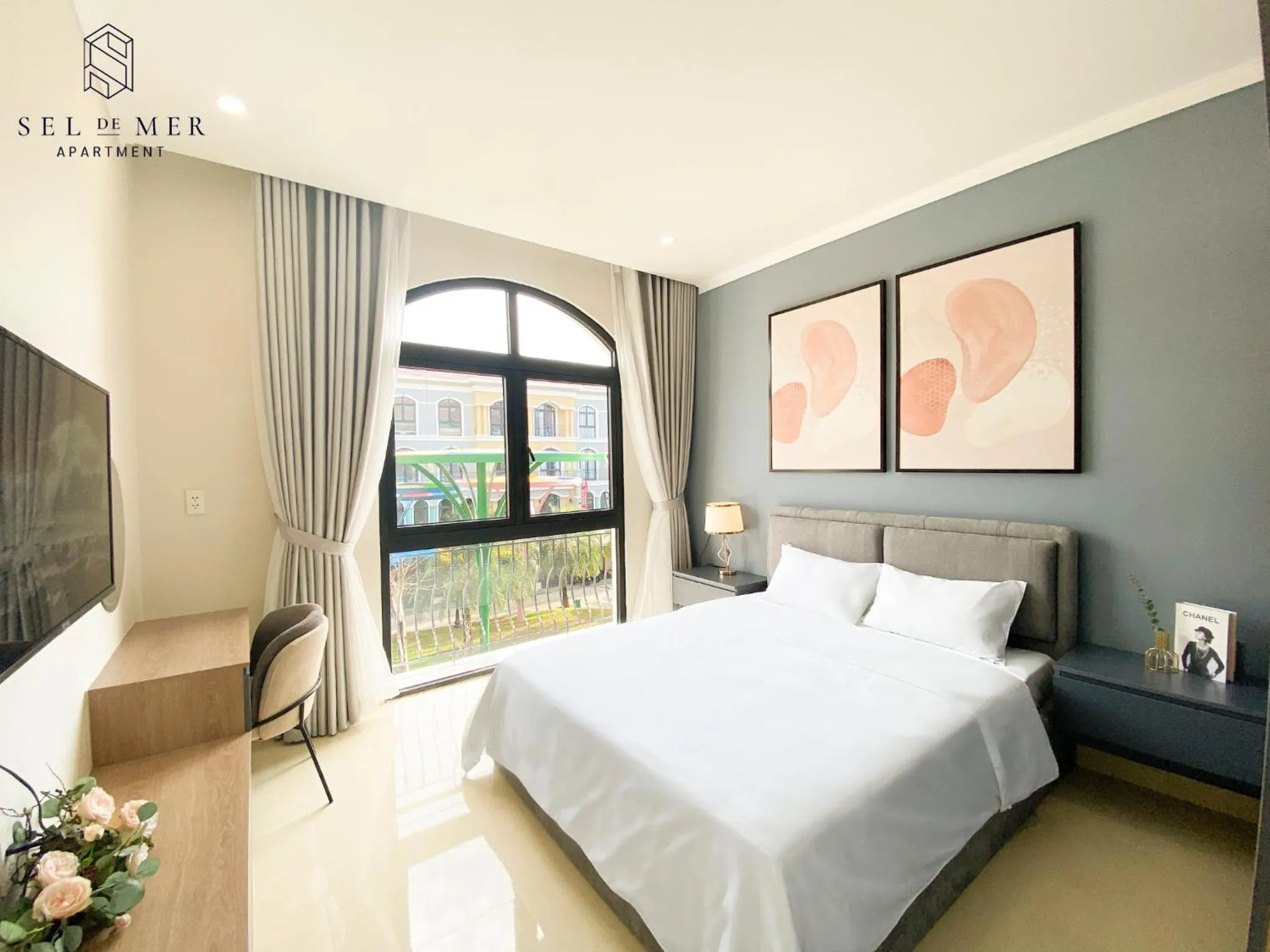 Bed in Sel de Mer Apartment Grand World Phu Quoc