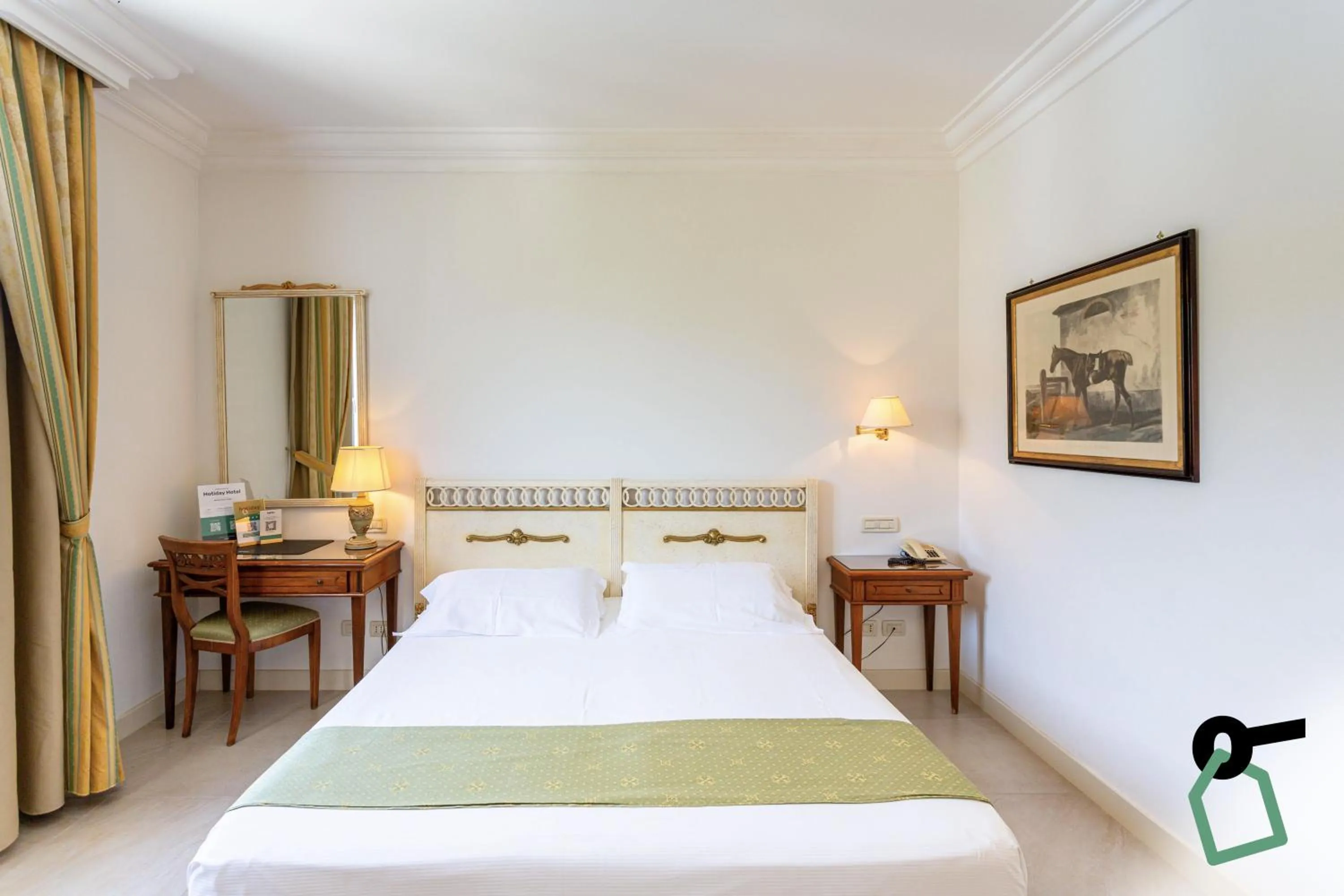 Bedroom, Bed in Hotiday Room Collection - Fiuggi