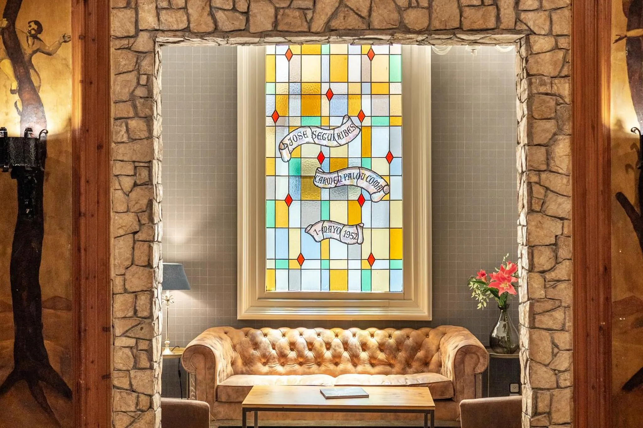 Decorative detail in Mesón Castilla Atiram Hotels