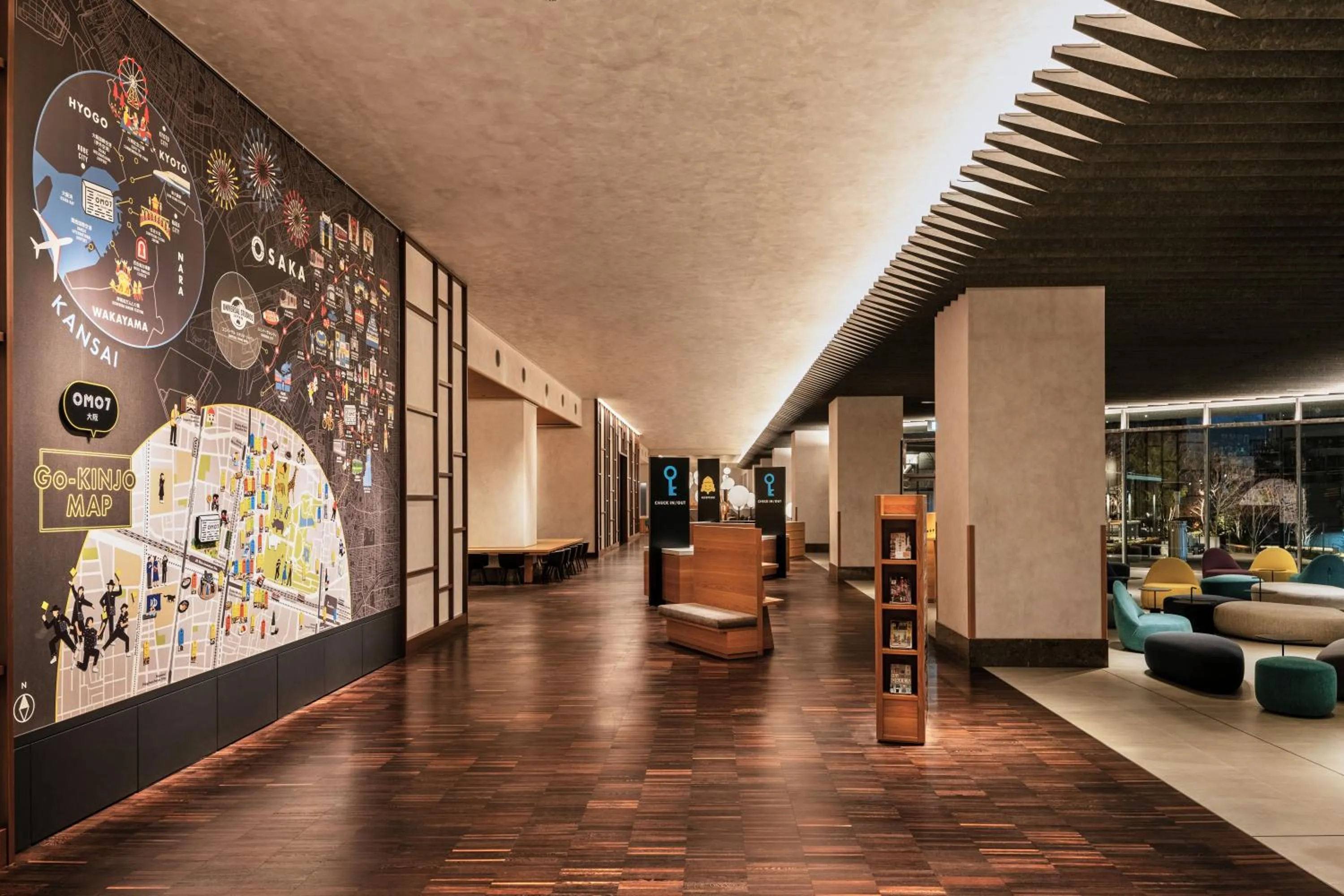 Area and facilities in OMO7 Osaka by Hoshino Resorts