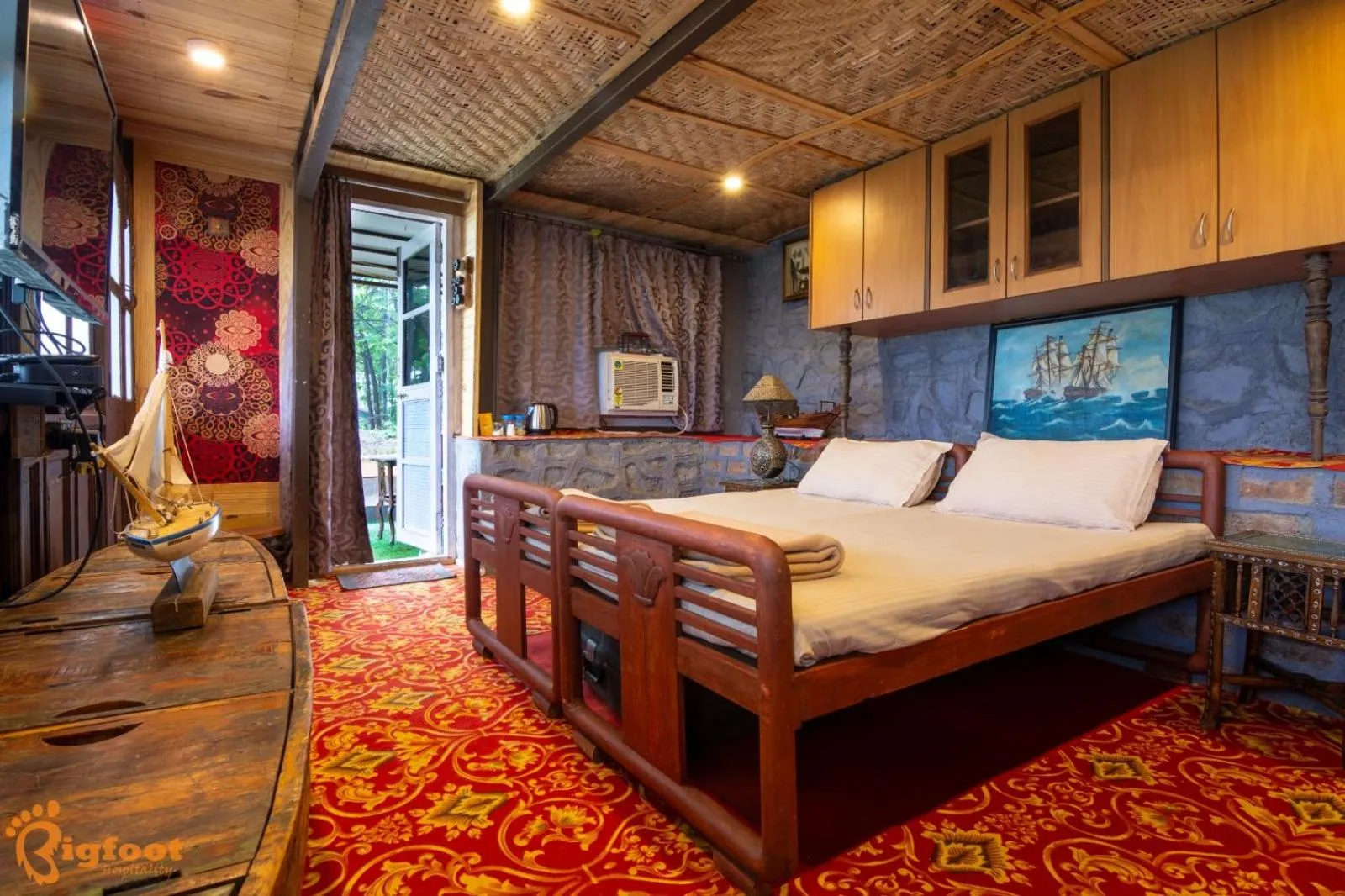 Bedroom, Bed in Ekayana Resorts and Agri Tourism, Mulshi