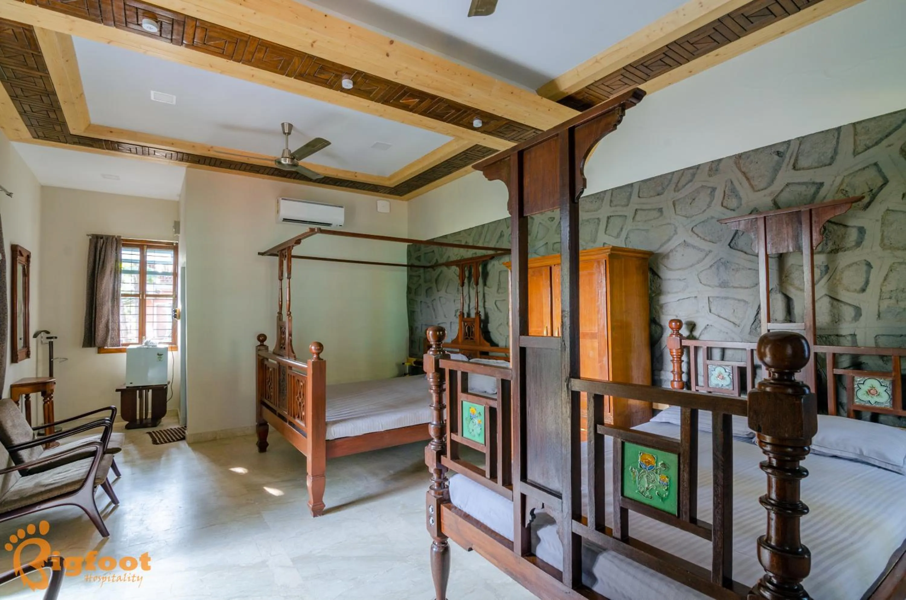 Bedroom in Ekayana Resorts and Agri Tourism, Mulshi