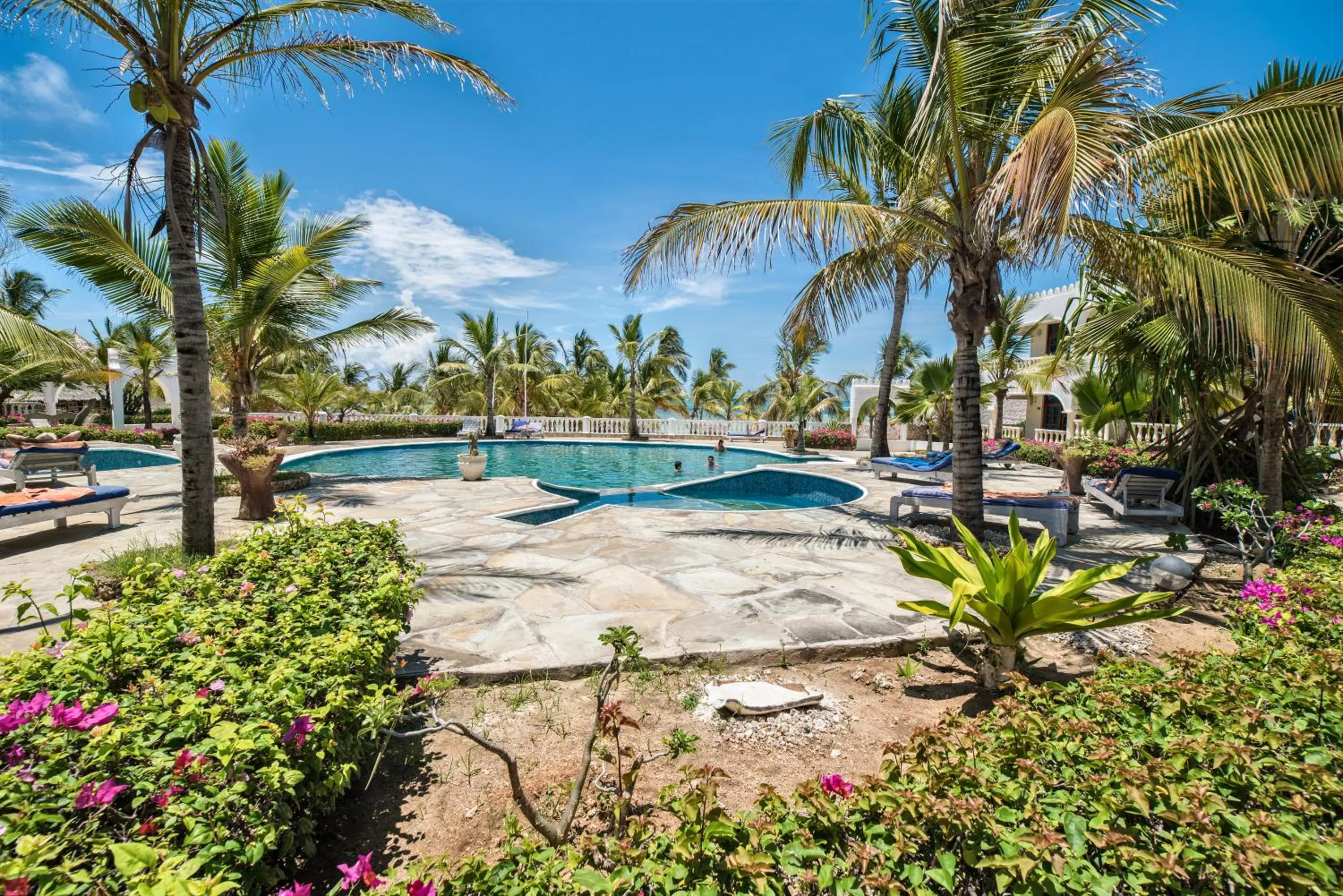 Pool view in Jumbo Club Watamu