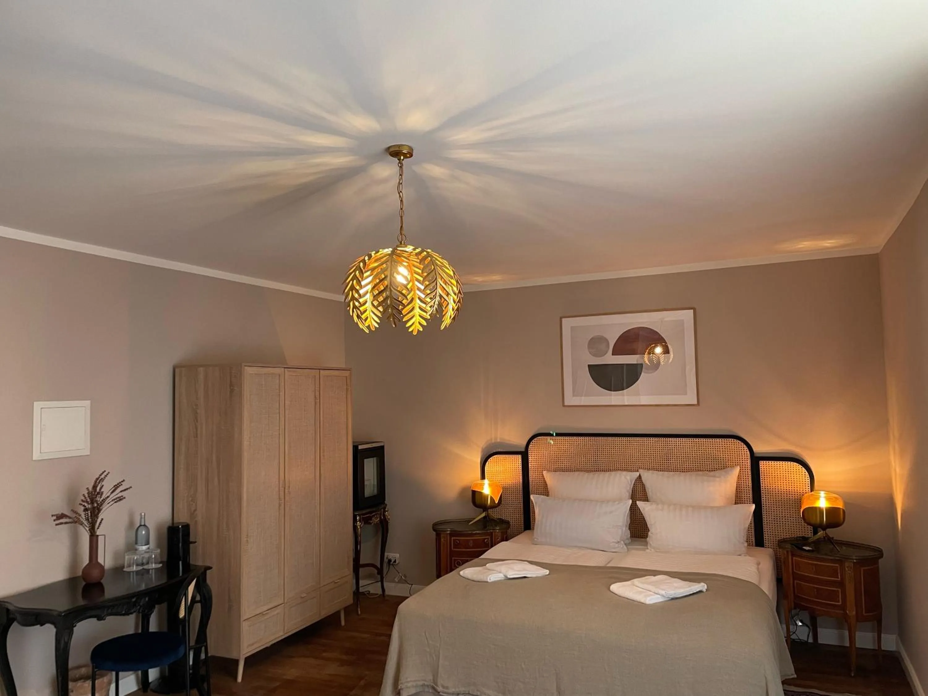 Bedroom, Bed in Villa Bleichröder