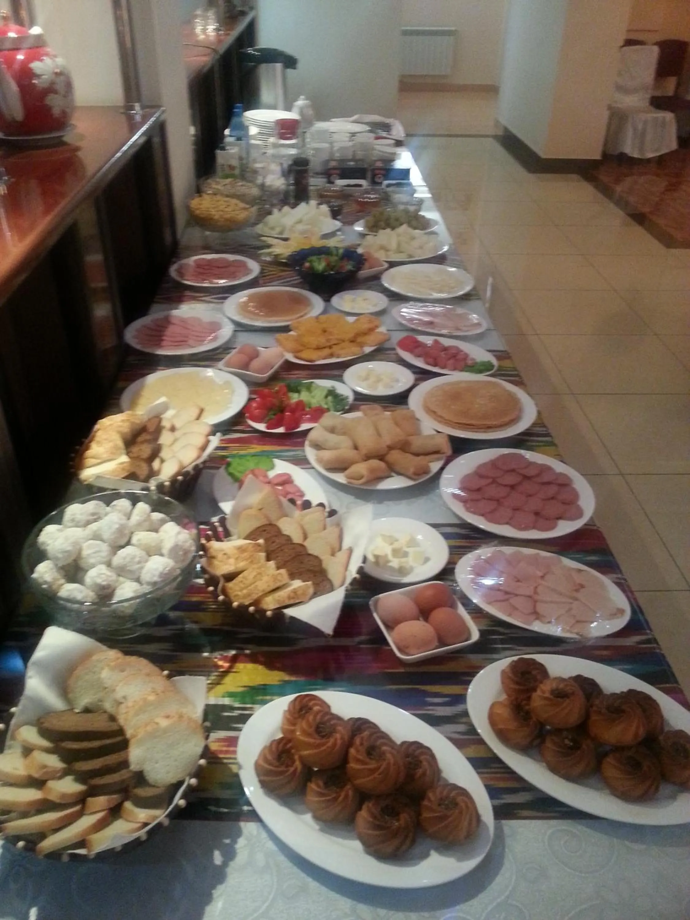 Food close-up in Samarkand Dream Hotel
