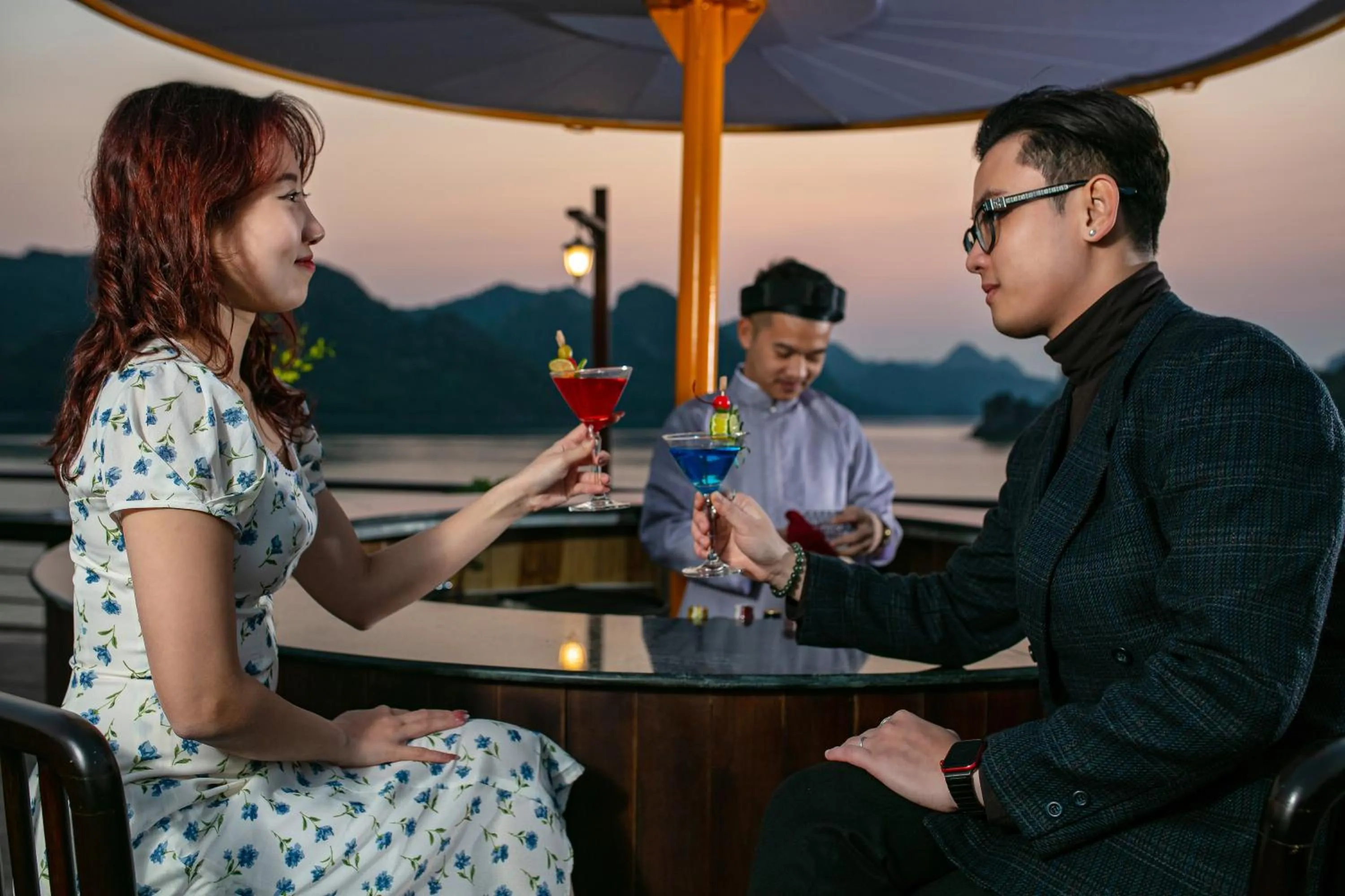 Lounge or bar in Nostalgia Halong Cruise
