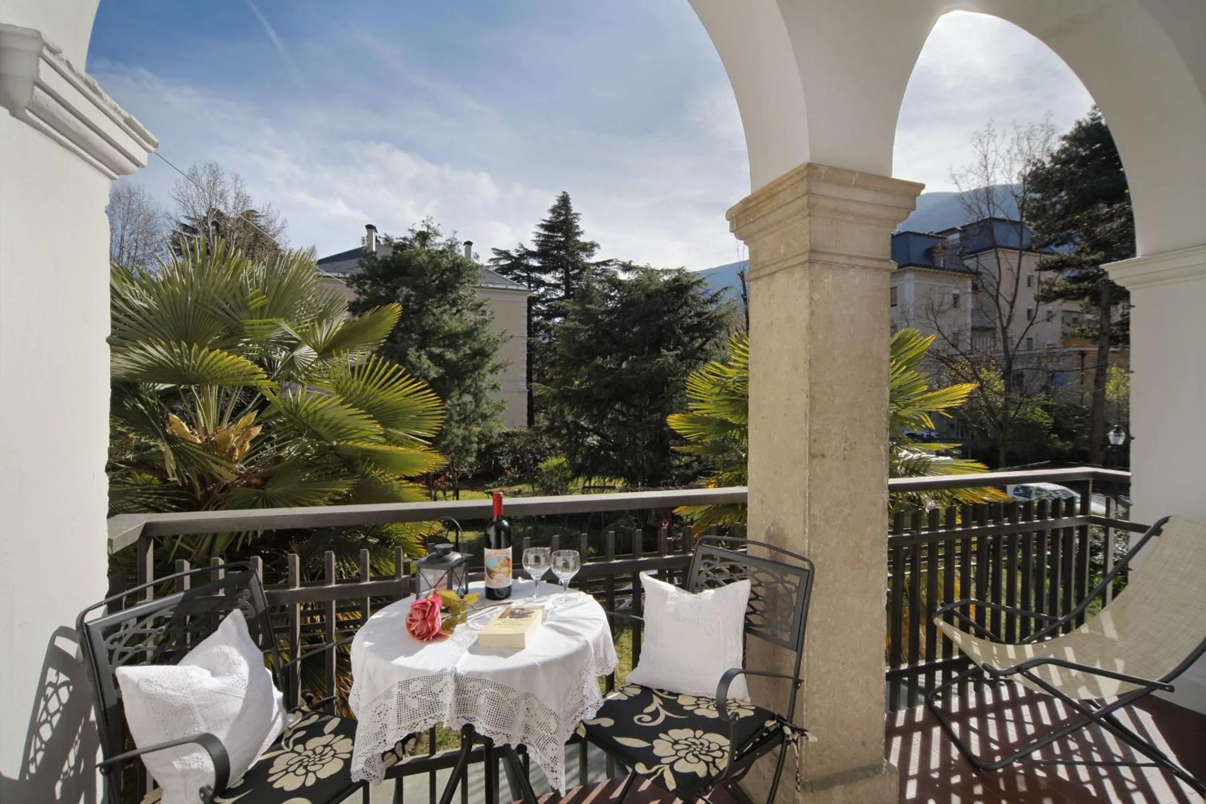Balcony/Terrace in Garni Villa Tyrol - Adults Only