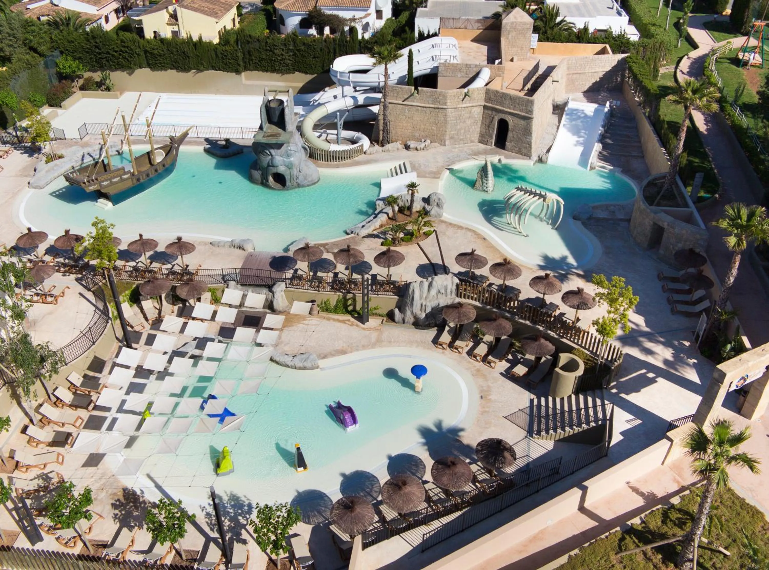 Aqua park in Insotel Cala Mandia Resort