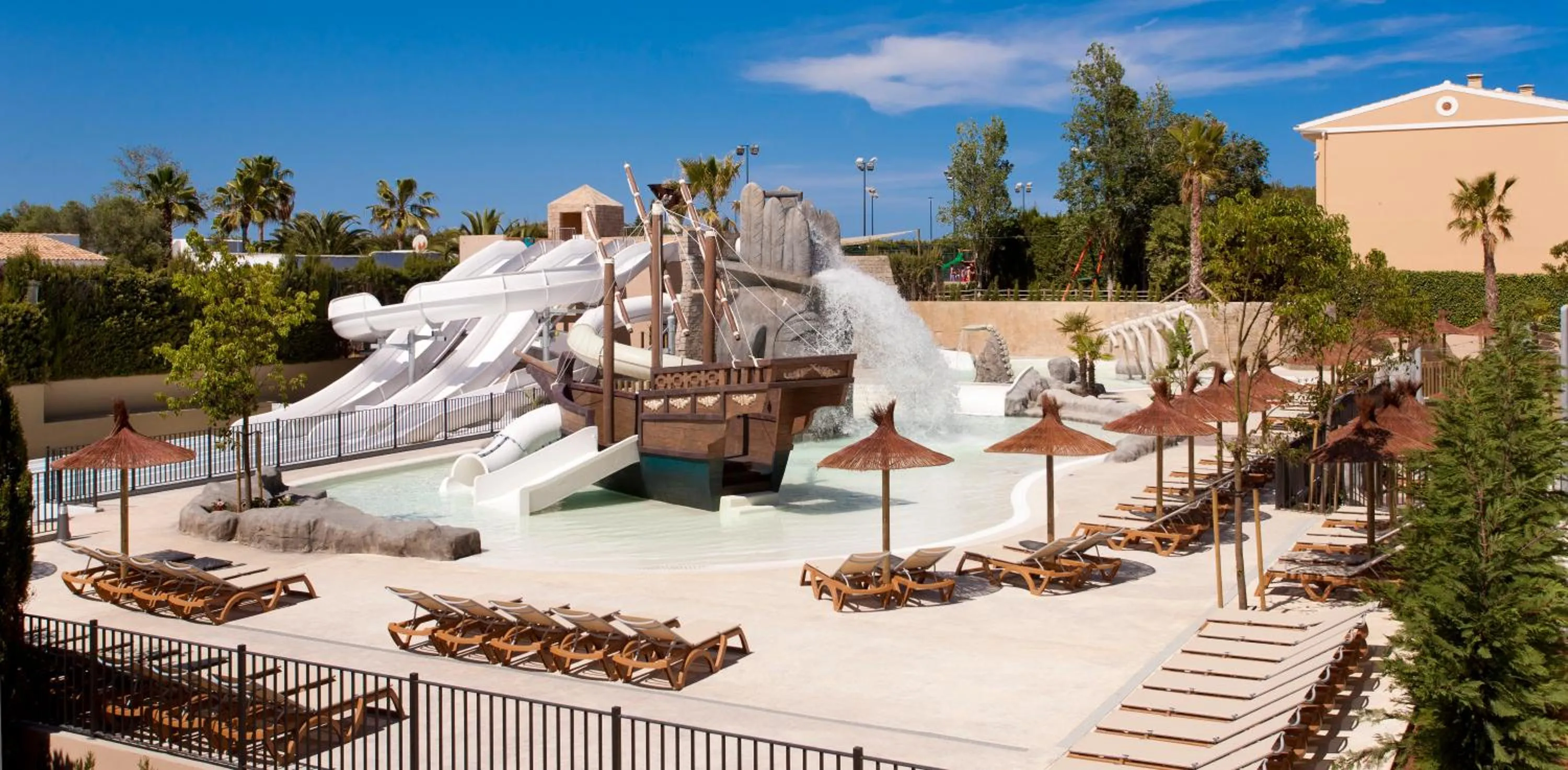 Aqua park in Insotel Cala Mandia Resort