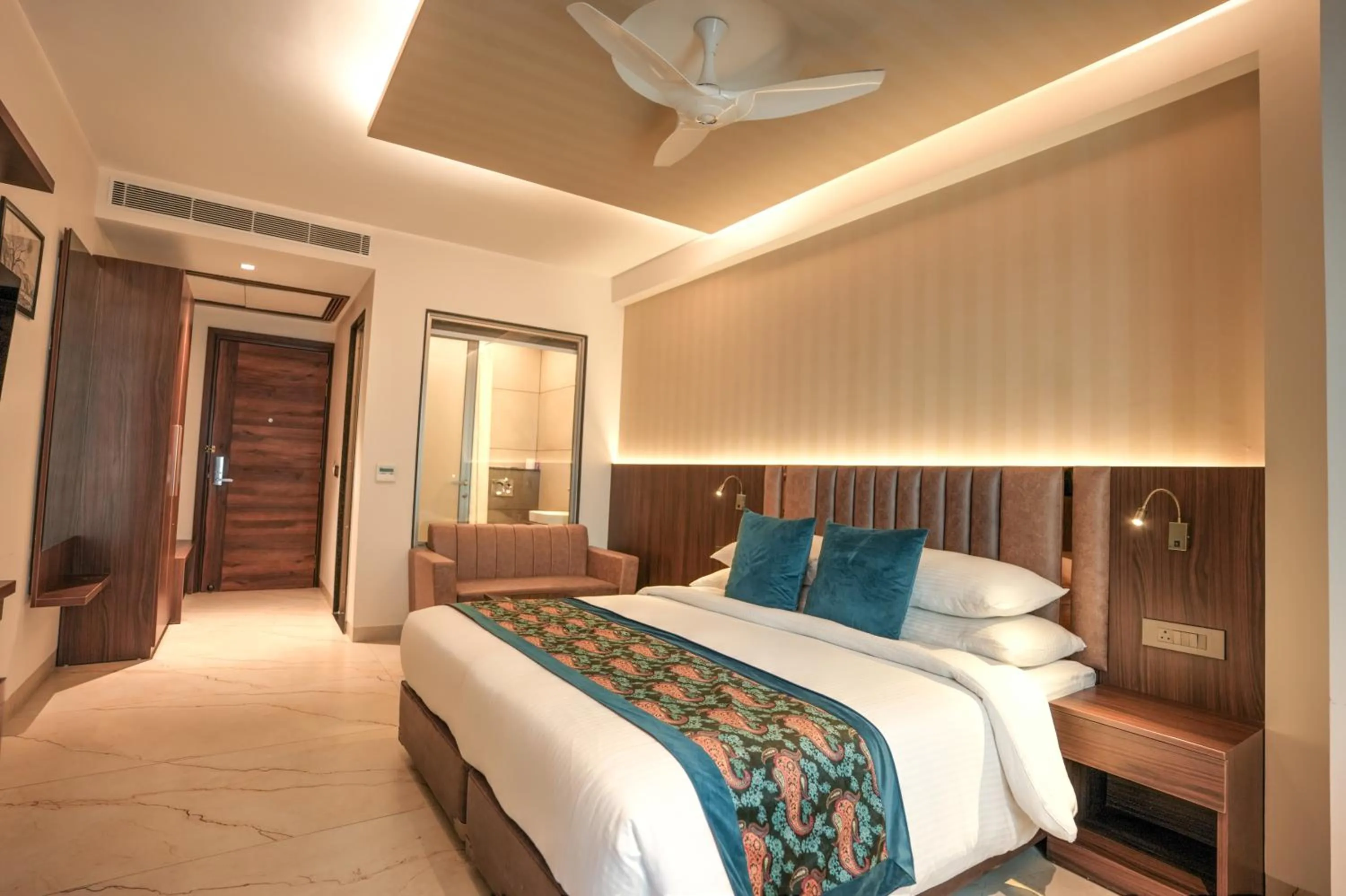 Bedroom, Bed in Hotel Rj