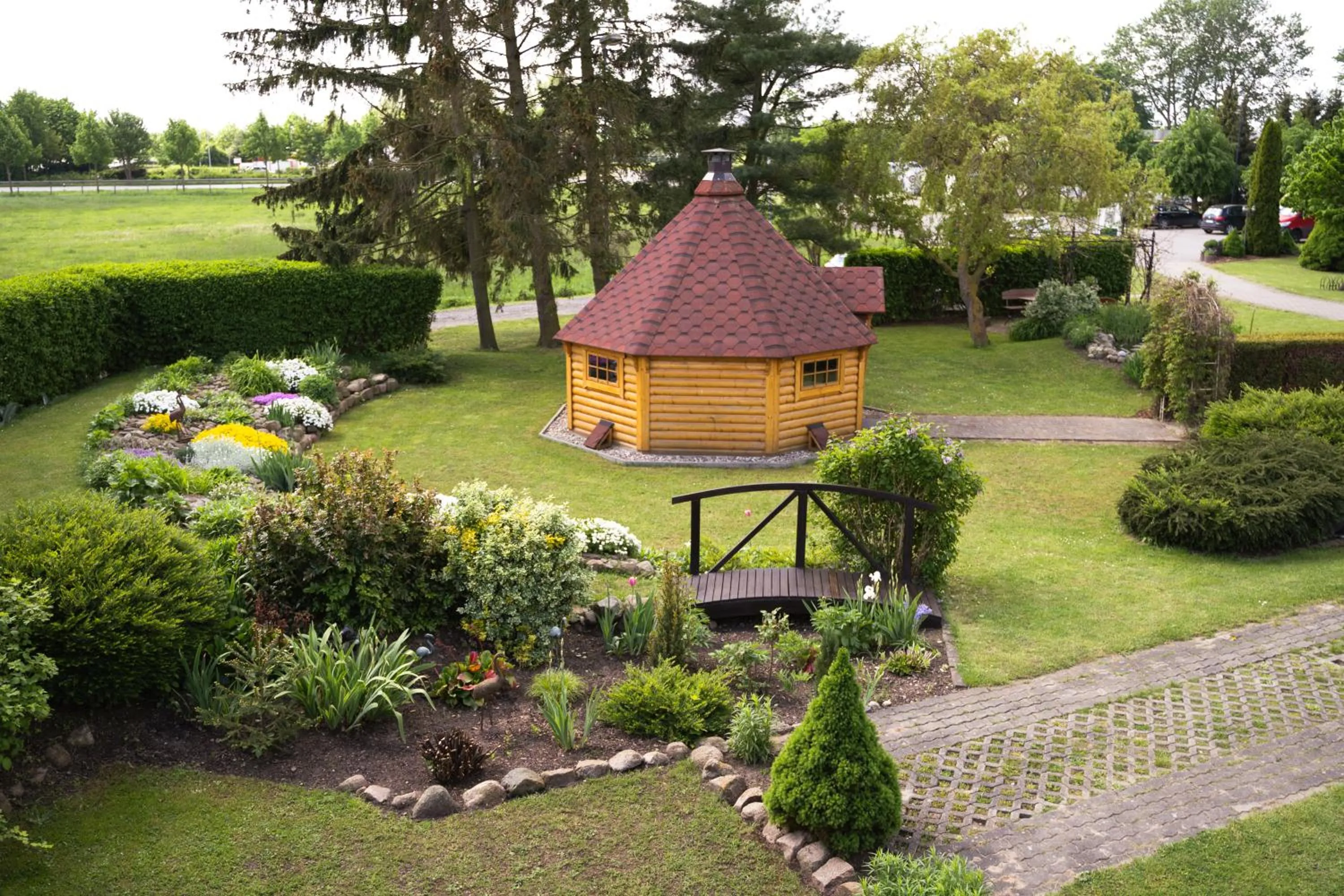 Garden view in Im Wiesengrund
