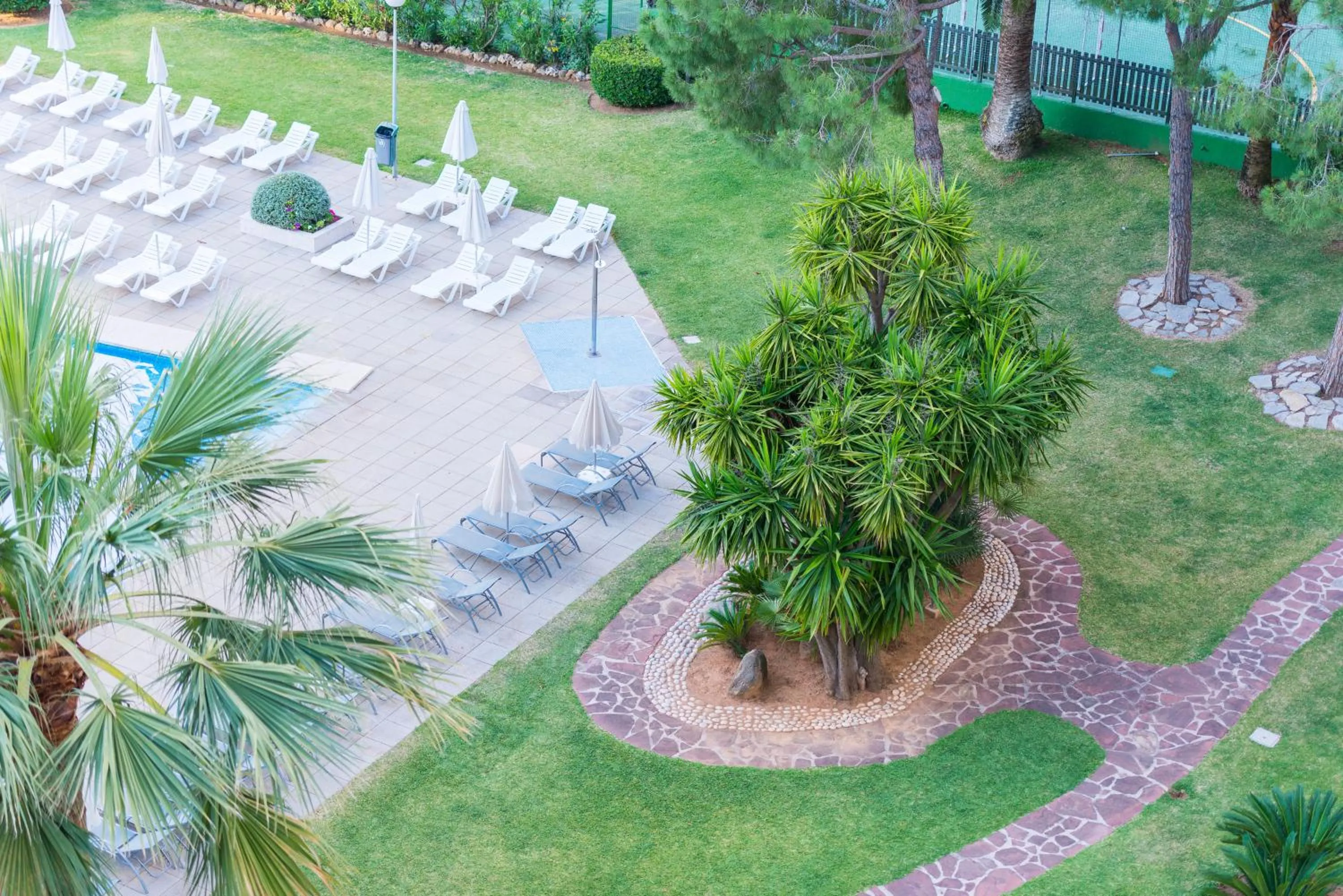 Garden in Apartamentos Siesta I