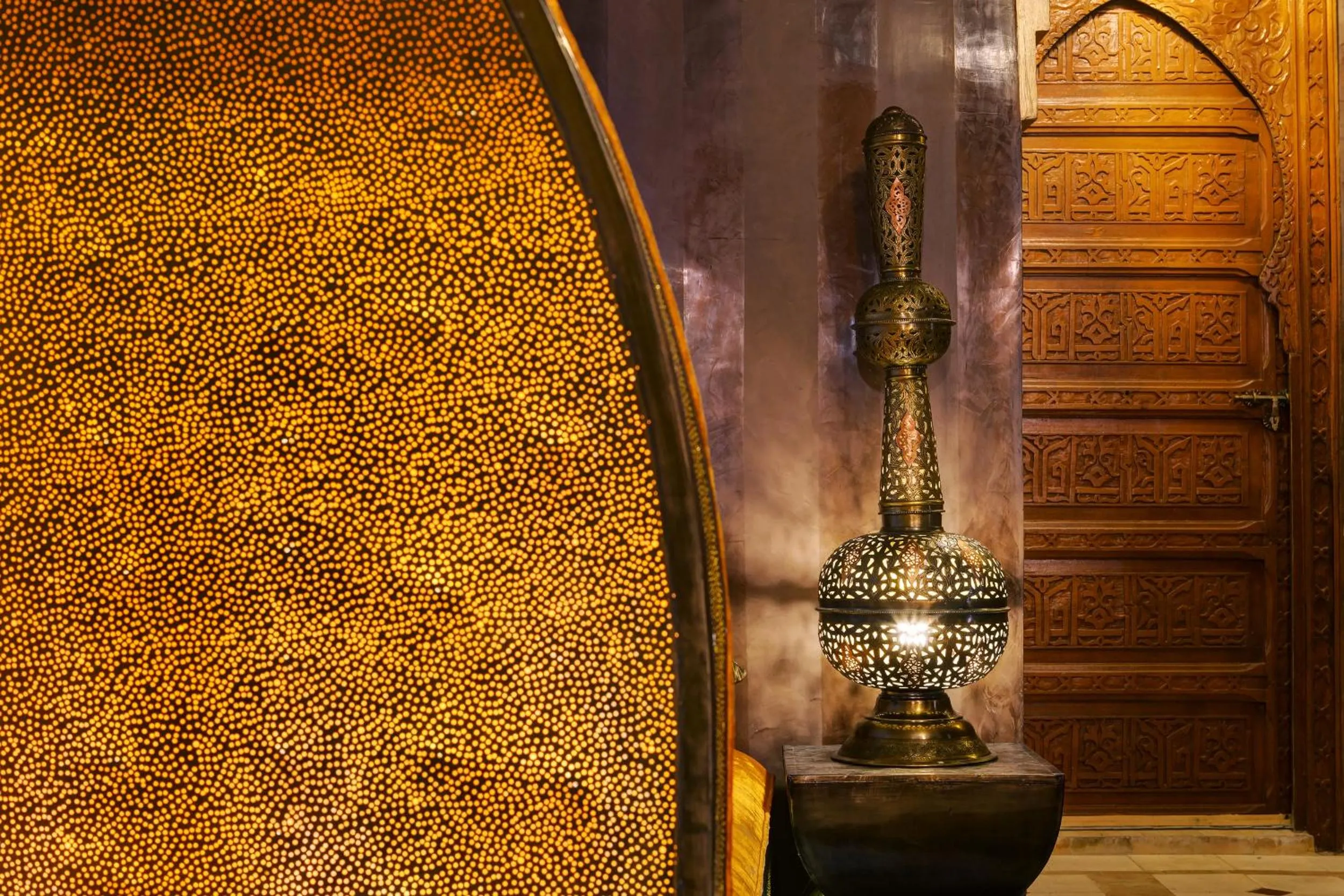 Decorative detail in Riad Wow