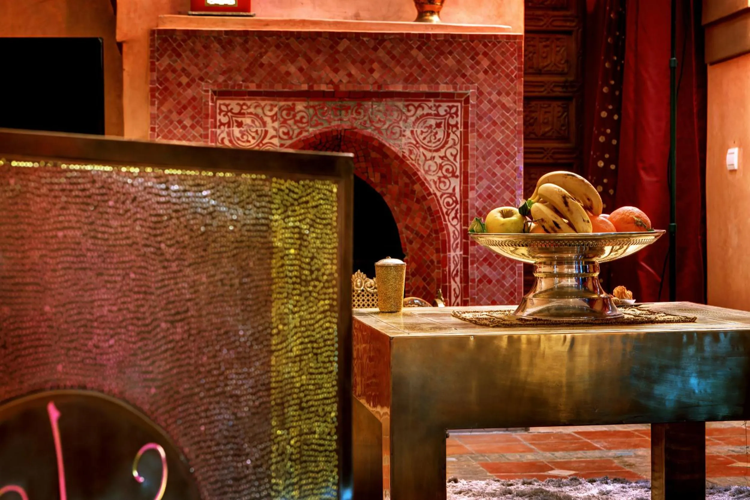 Decorative detail in Riad Wow