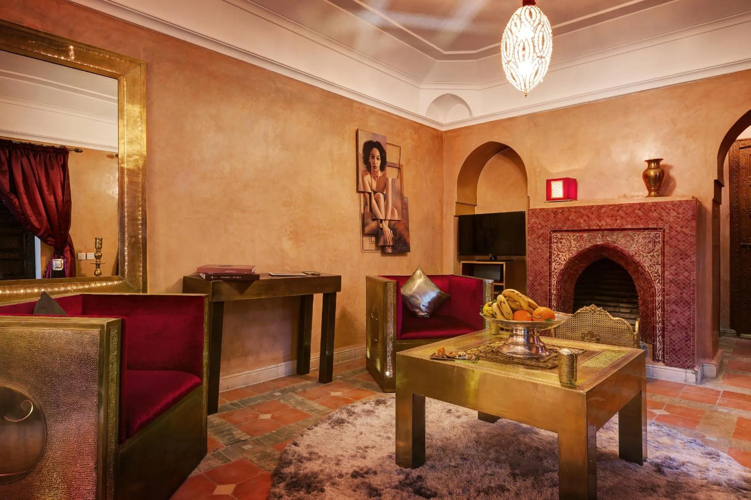 Seating area in Riad Wow