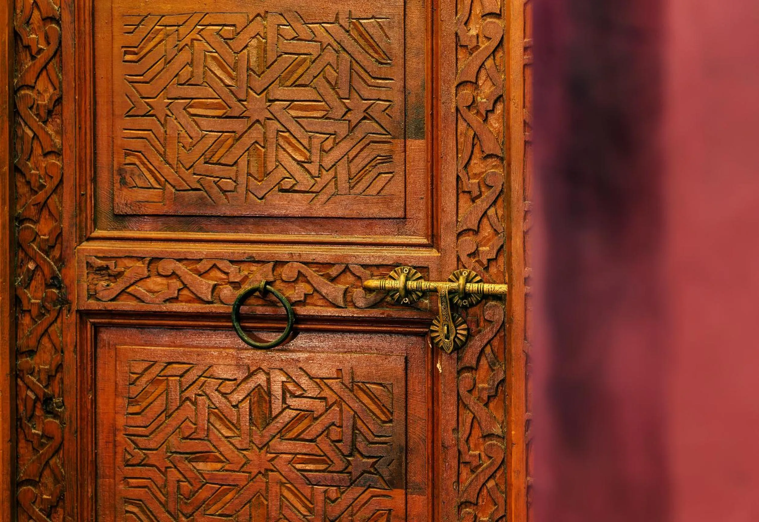 Decorative detail in Riad Wow