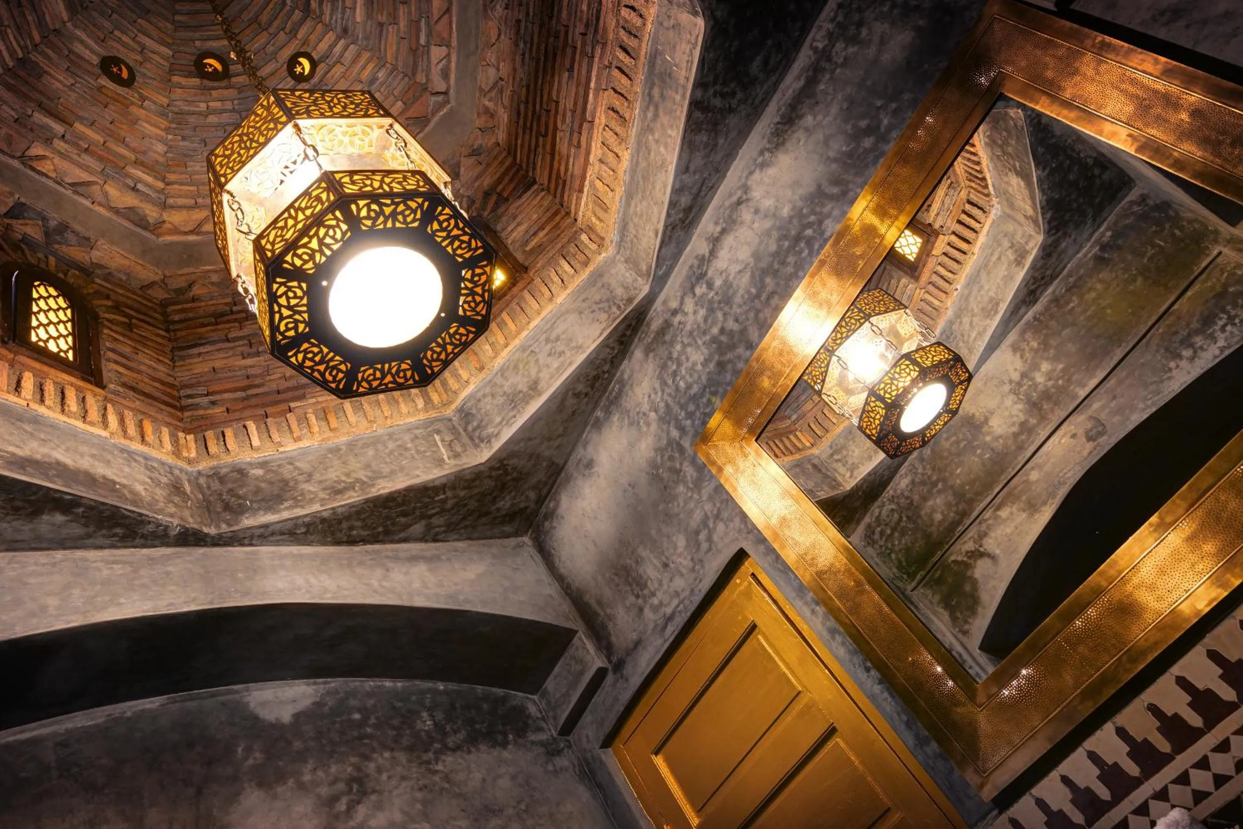 Decorative detail in Riad Wow