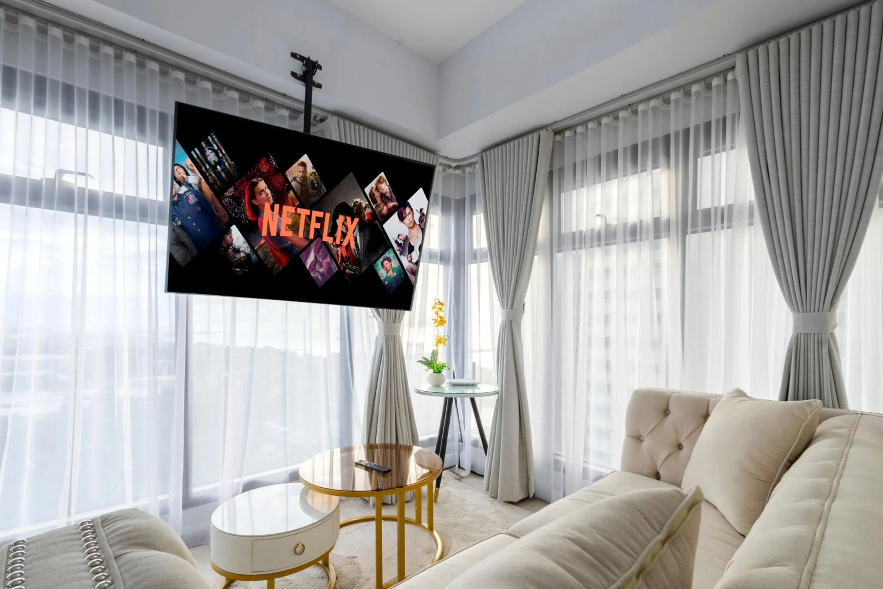 Living room in The Radiance Manila Bay