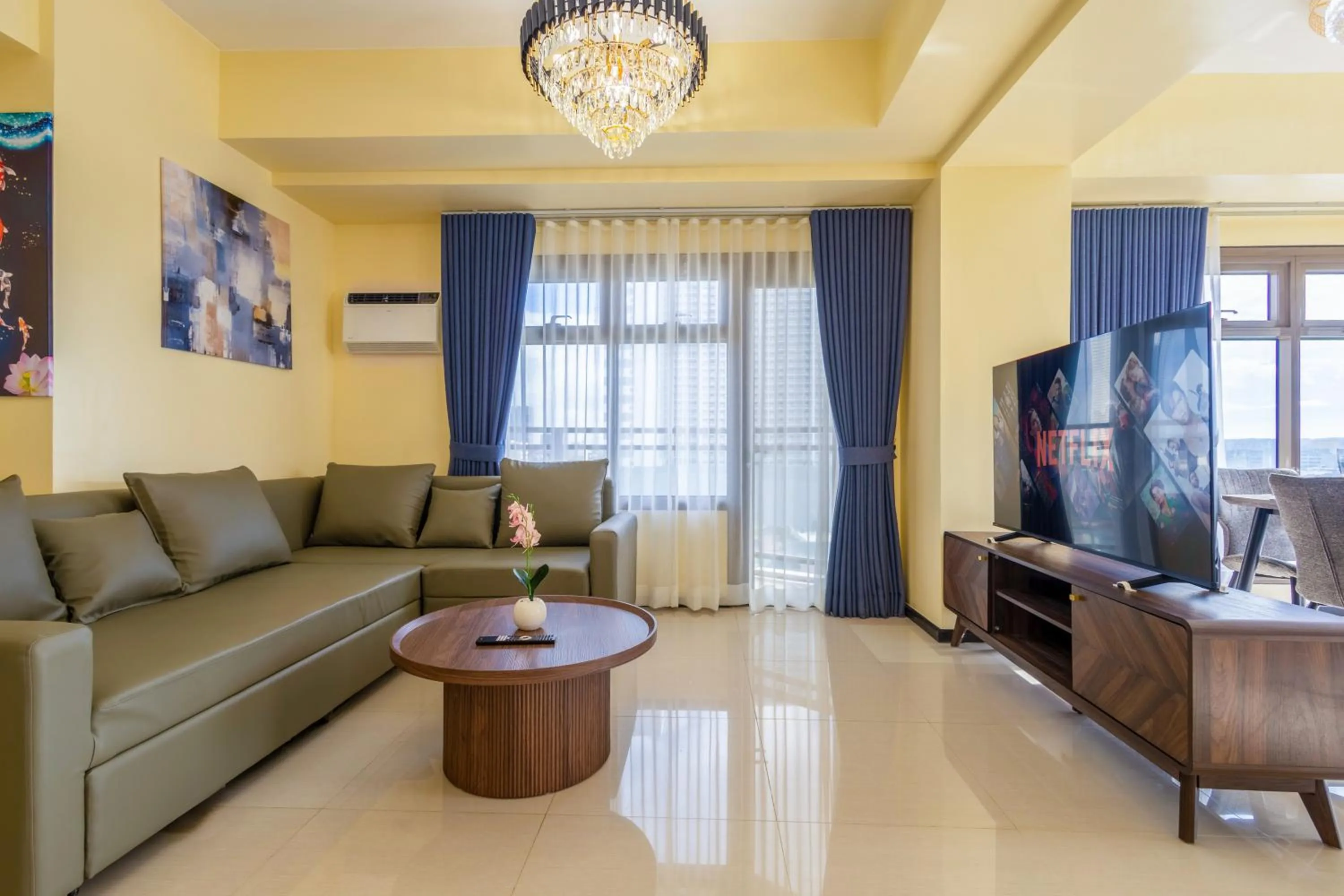Living room in The Radiance Manila Bay