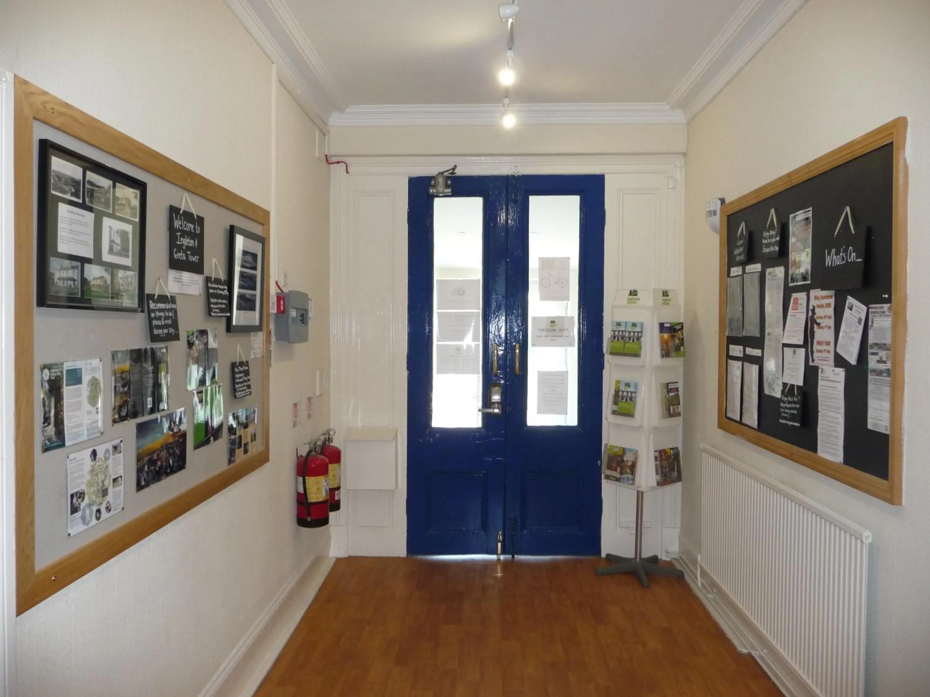 Lobby or reception in Ingleton Hostel