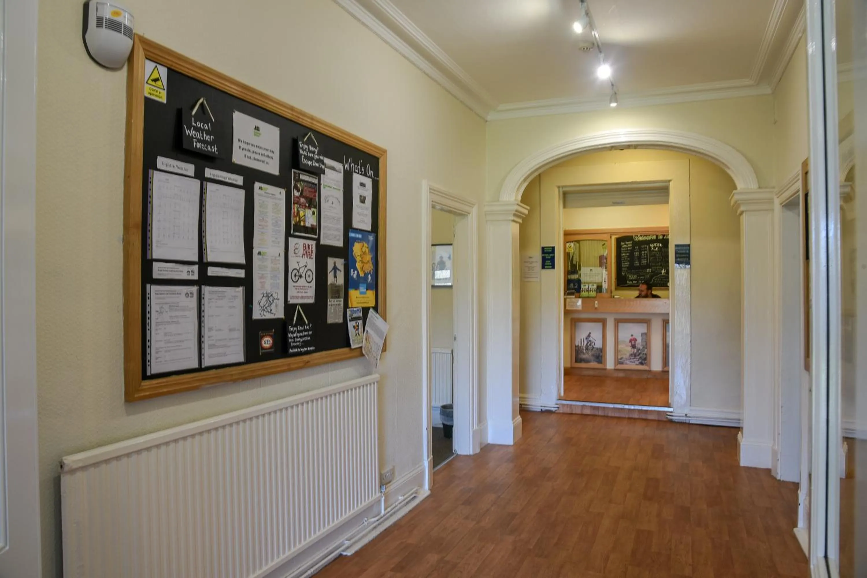 Lobby or reception in Ingleton Hostel