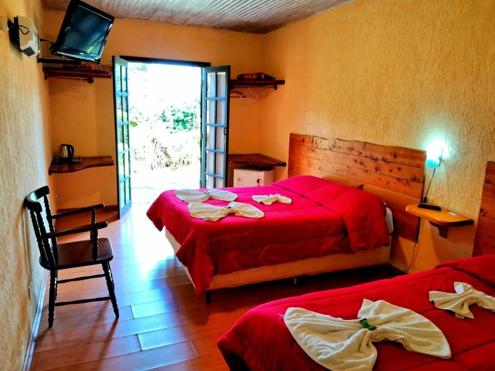 Bed in Pousada Atalaia