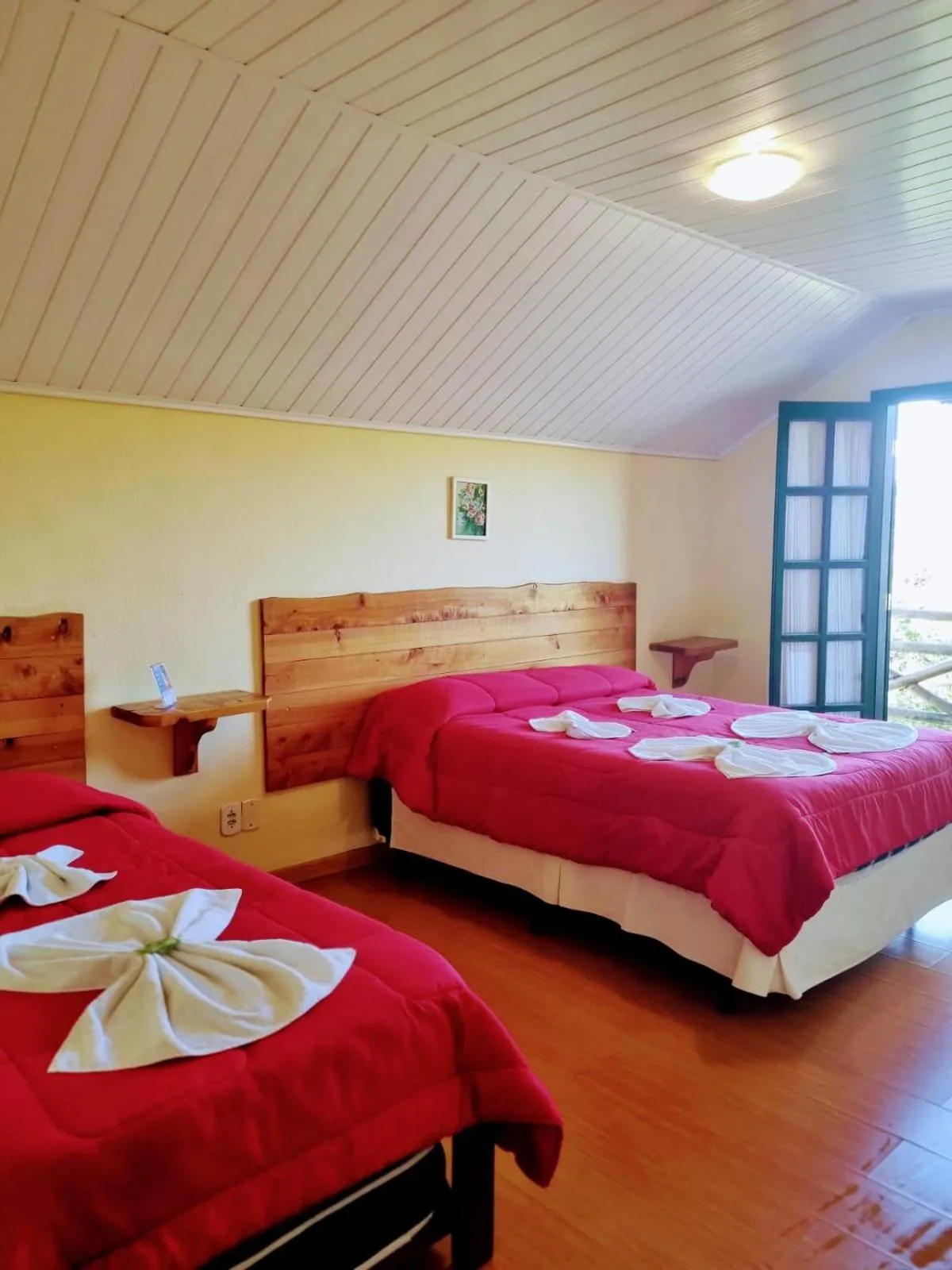 Bed in Pousada Atalaia