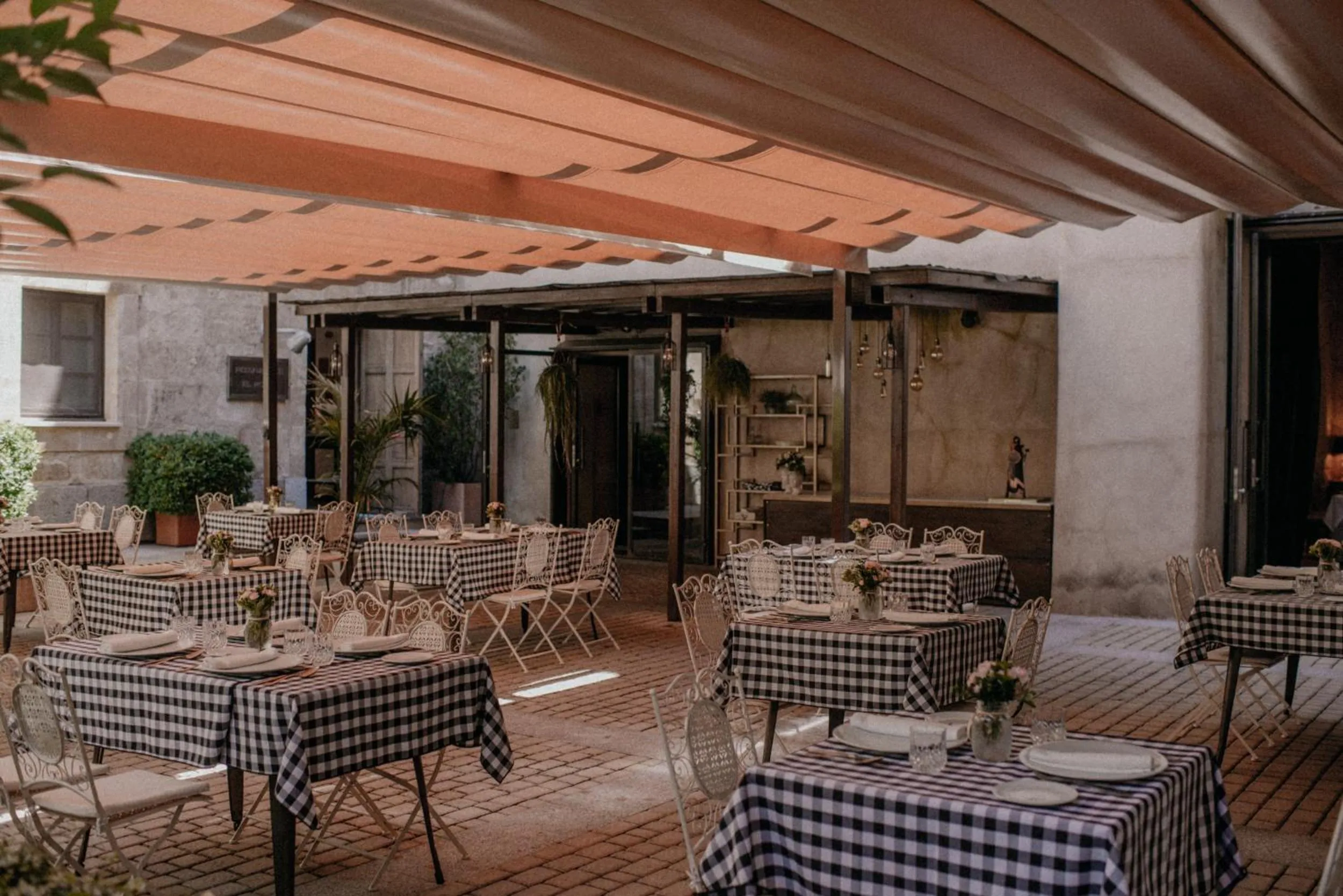Patio in Hospes Palacio de San Esteban, a Member of Design Hotels
