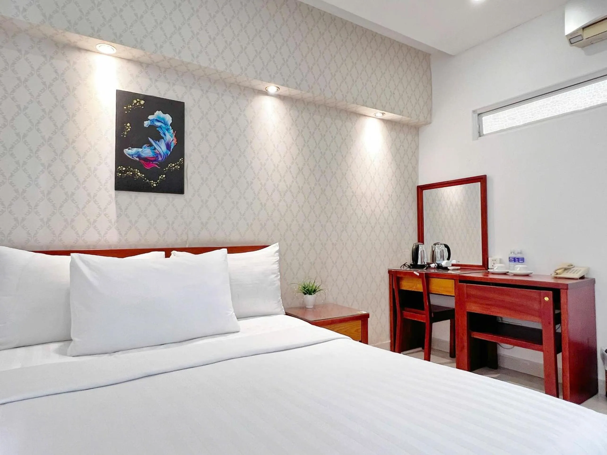 Property building, Bed in SaiGon Europe Hotel