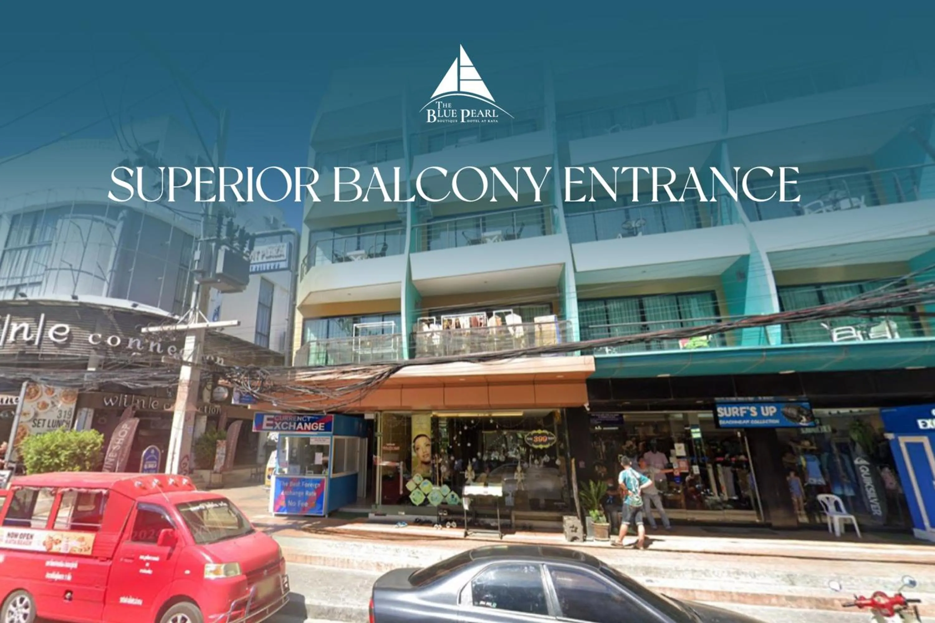 Facade/entrance in The Blue Pearl Kata Hotel