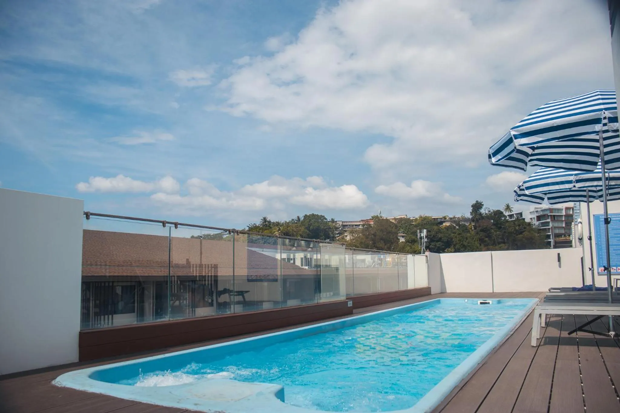 Swimming pool in The Blue Pearl Kata Hotel