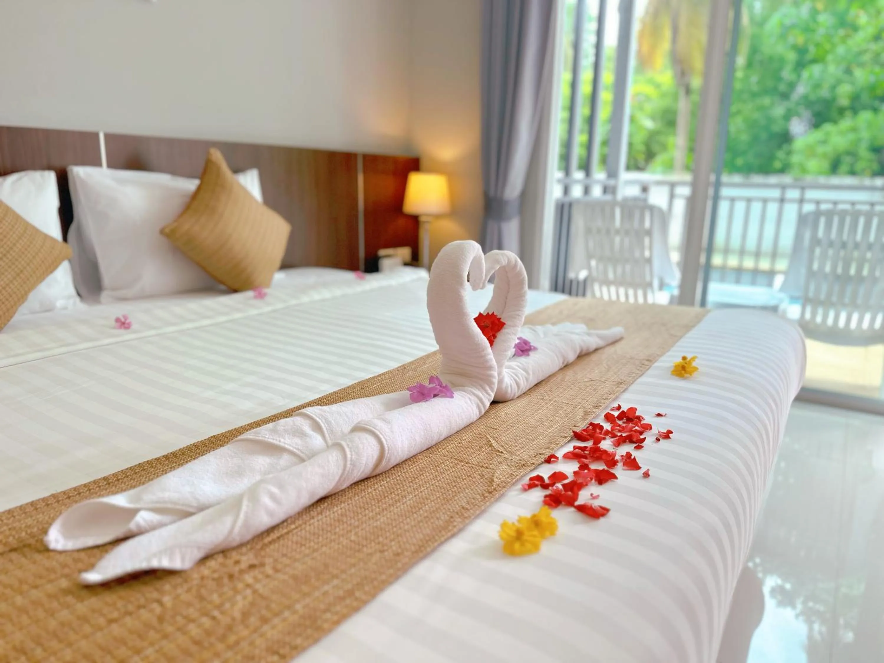 Bed in Ahad Suite Aonang