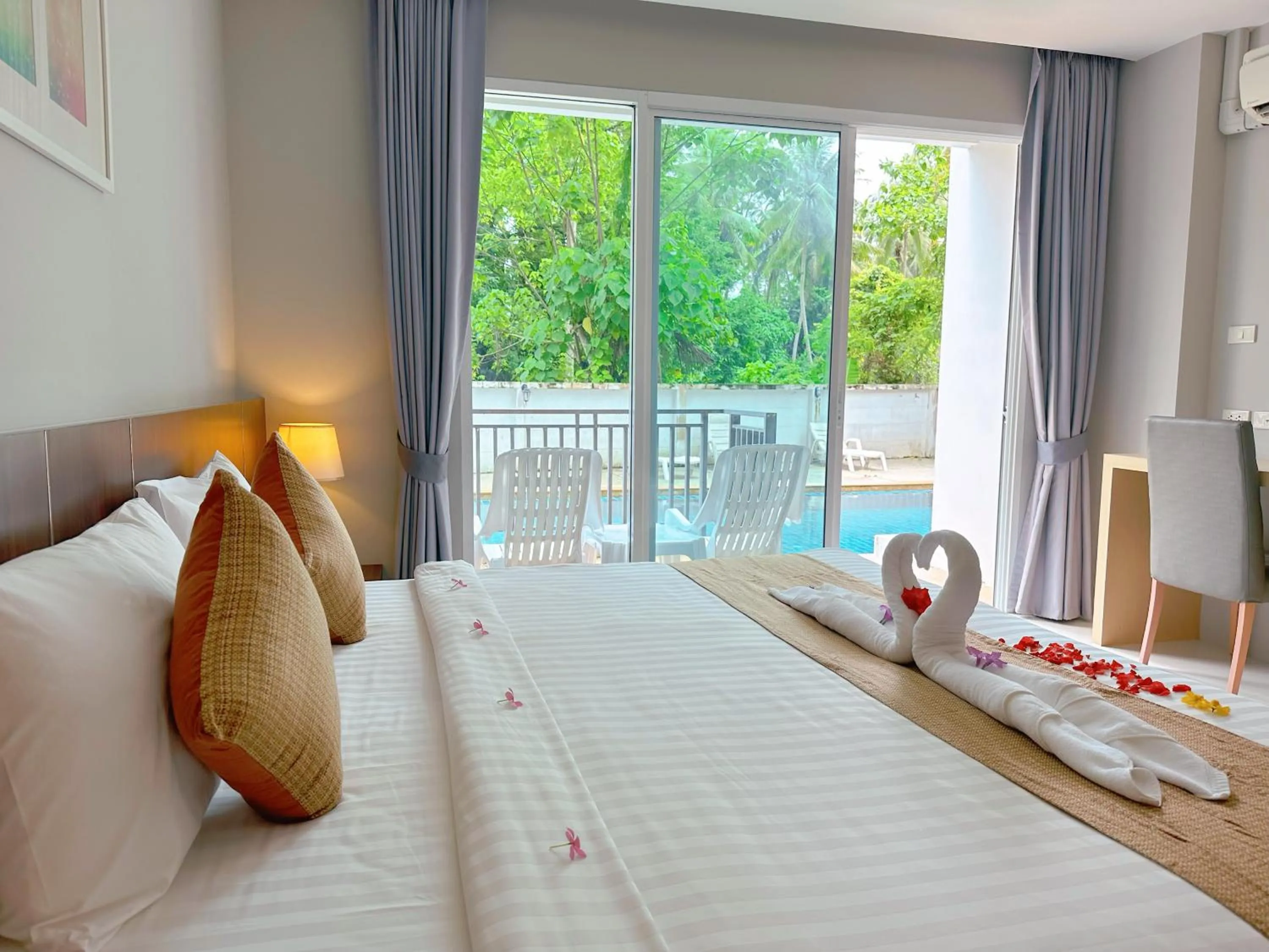 Bed in Ahad Suite Aonang