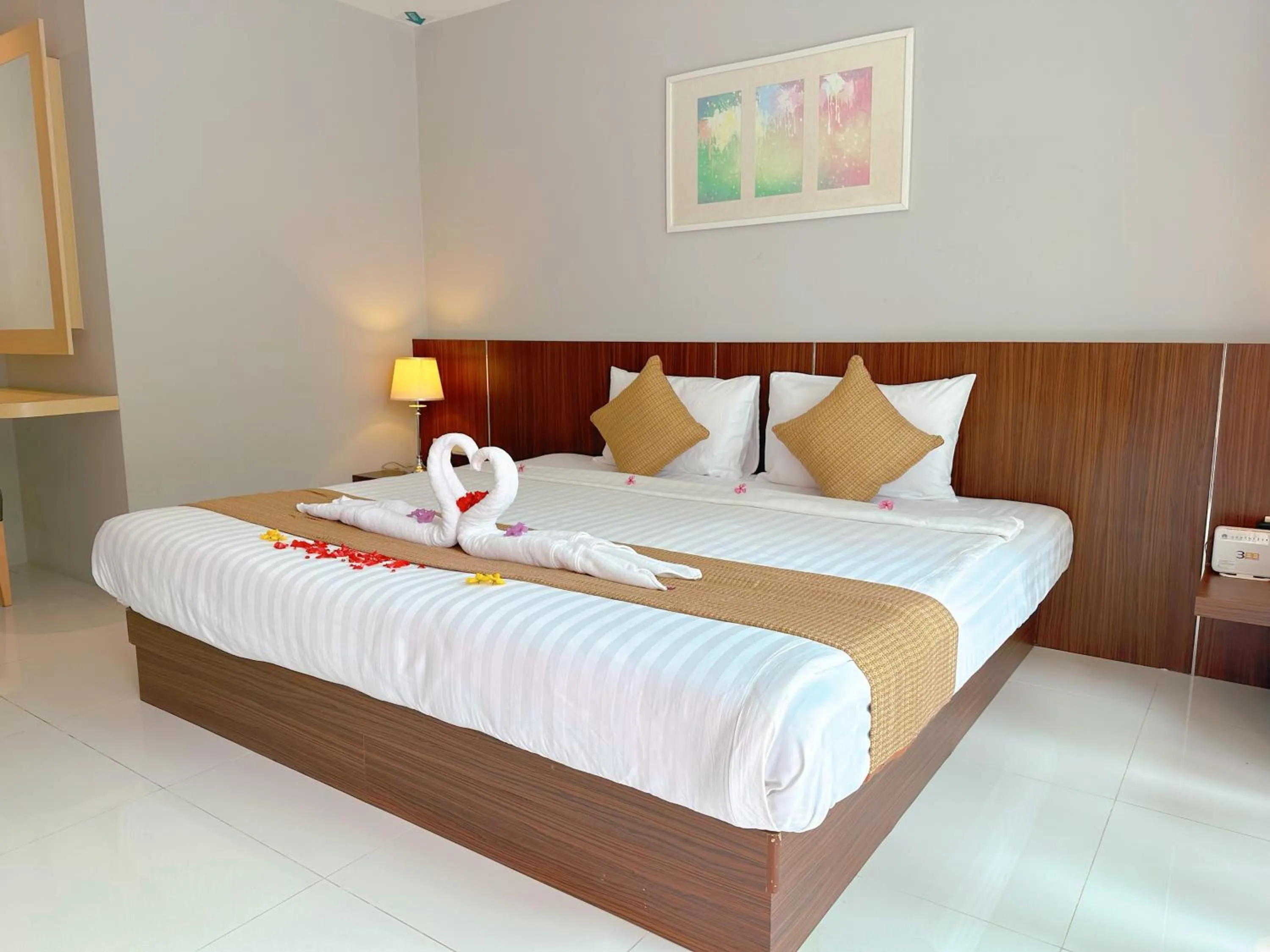 Bed in Ahad Suite Aonang
