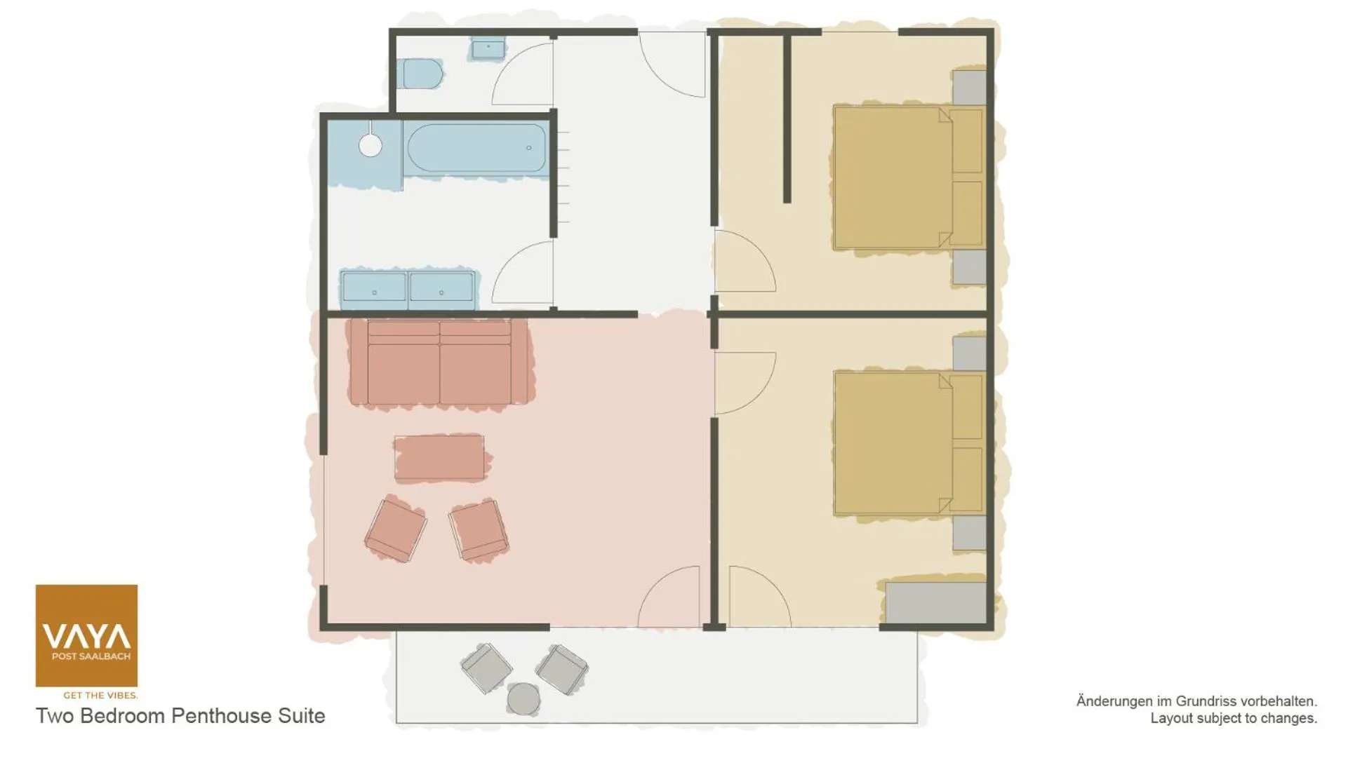 Floor plan in VAYA Post Saalbach
