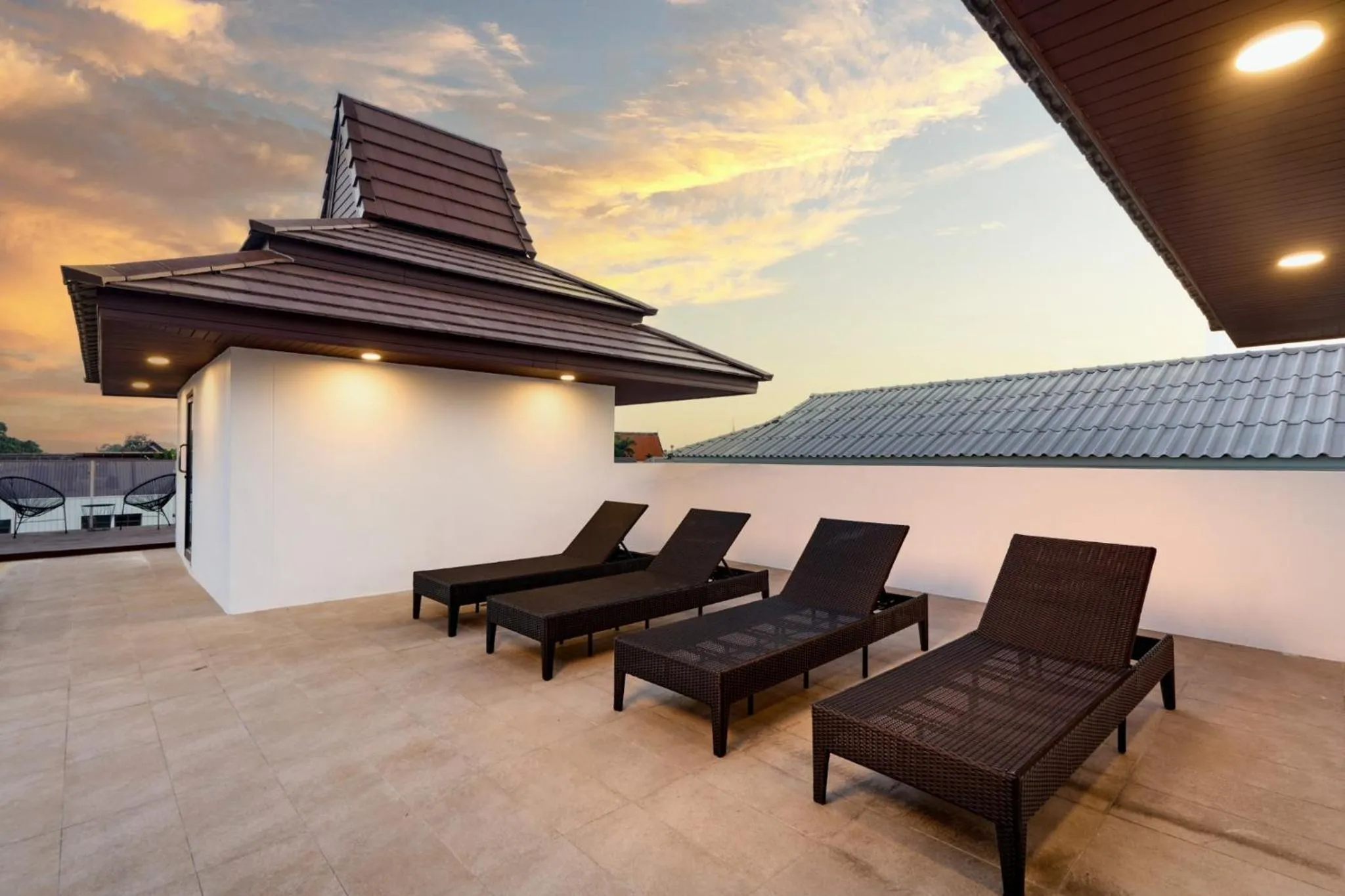 Balcony/Terrace in Be Phrasingh Hotel Chiang Mai