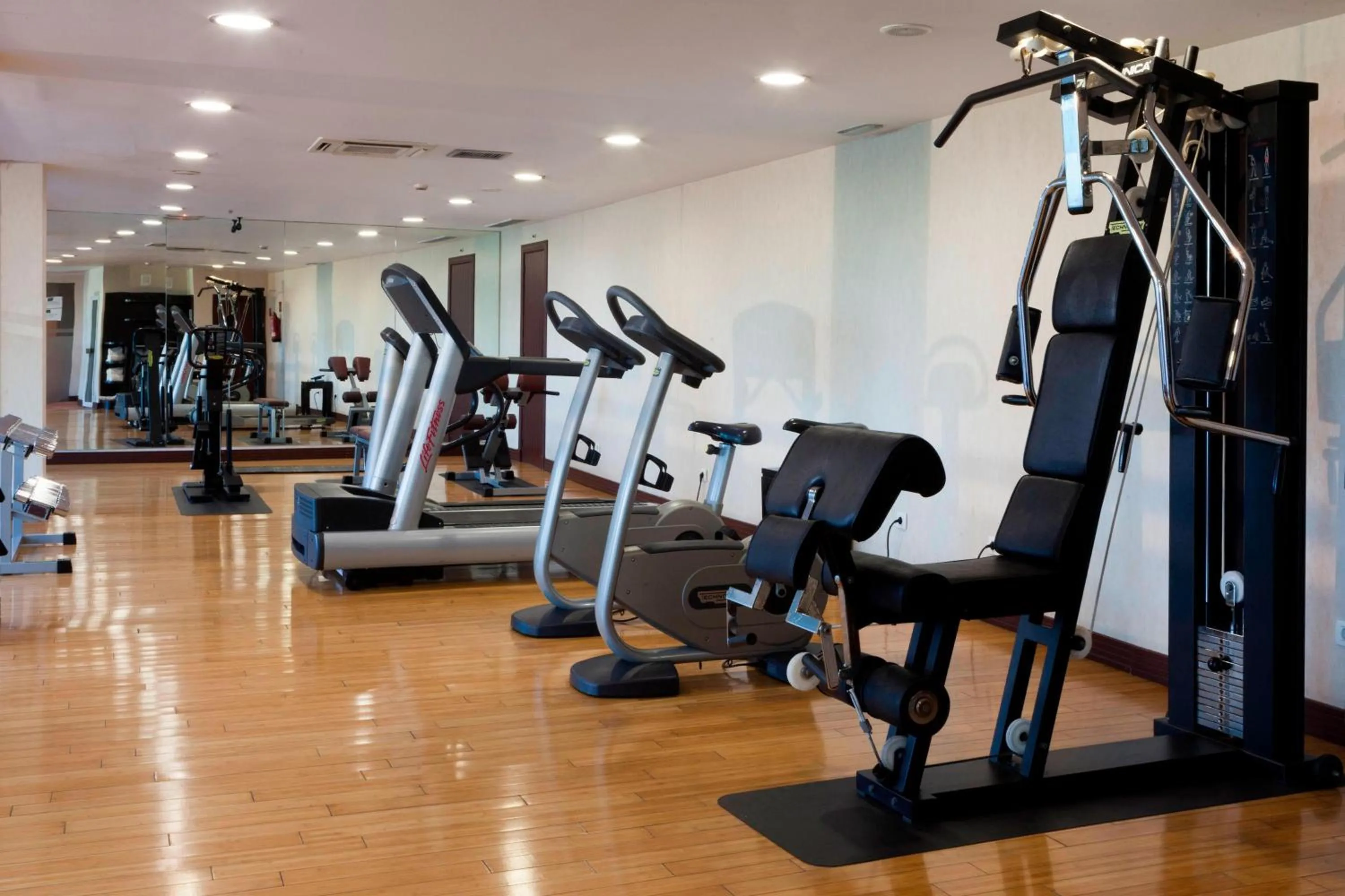 Fitness centre/facilities in AC Hotel Palacio de Santa Ana by Marriott