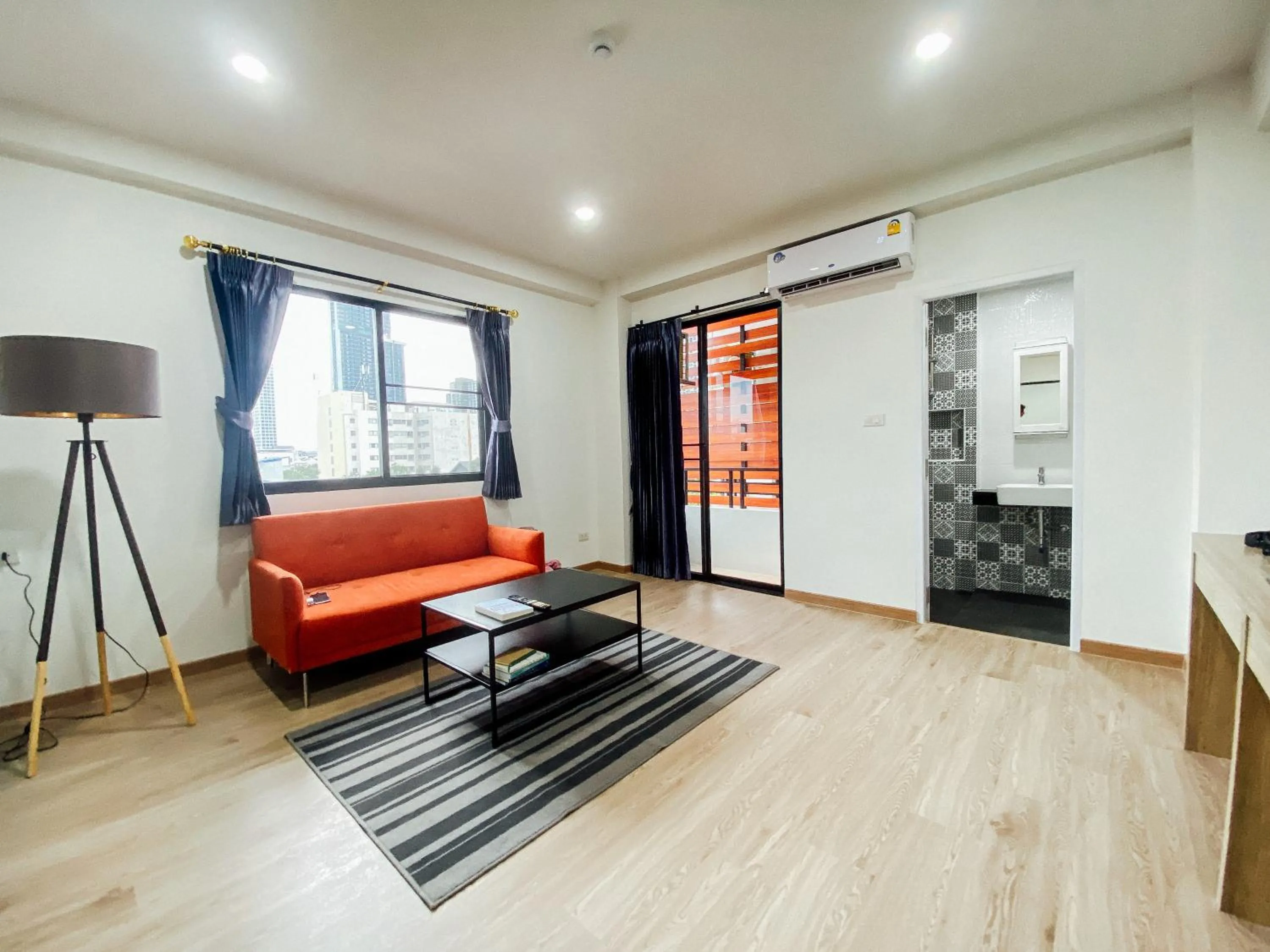 Living room in GP House Bangkok - Sukhumvit Onnut BTS Skytrain