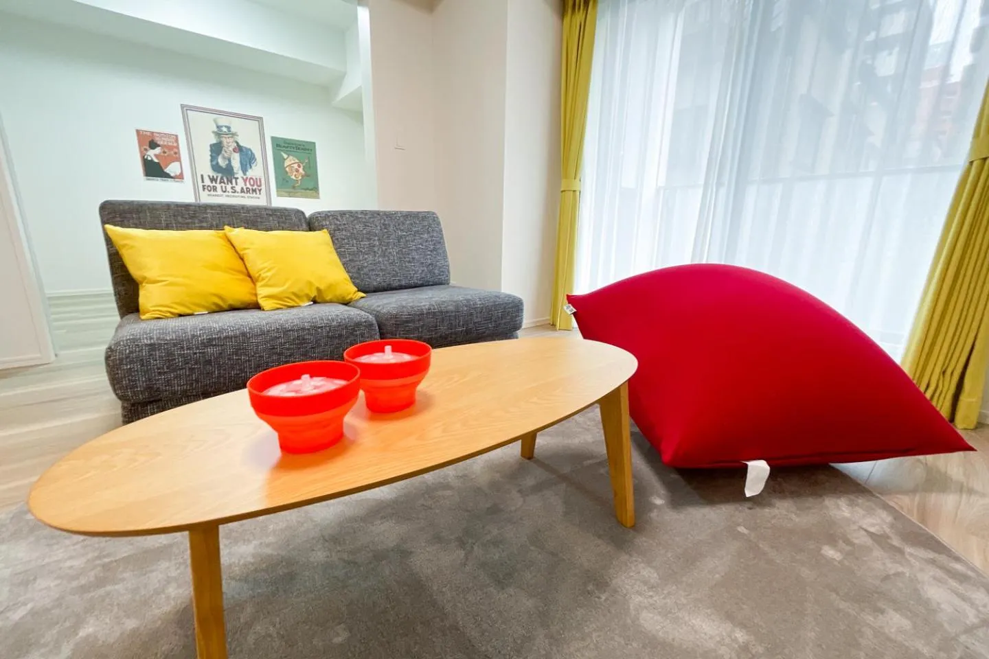 Living room in PARK AXIS Azumabashi