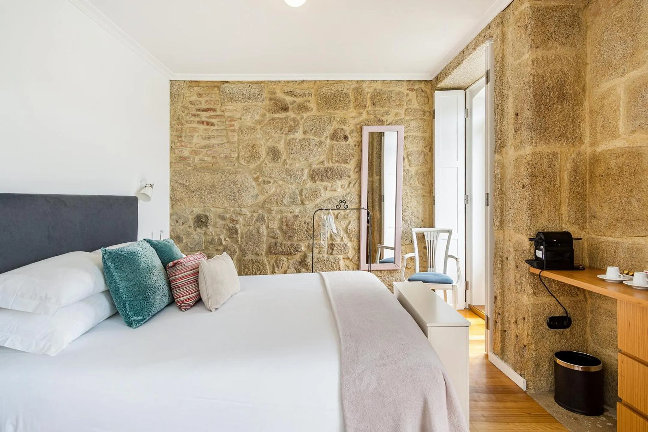 Bed in 1872 River House by Olivia