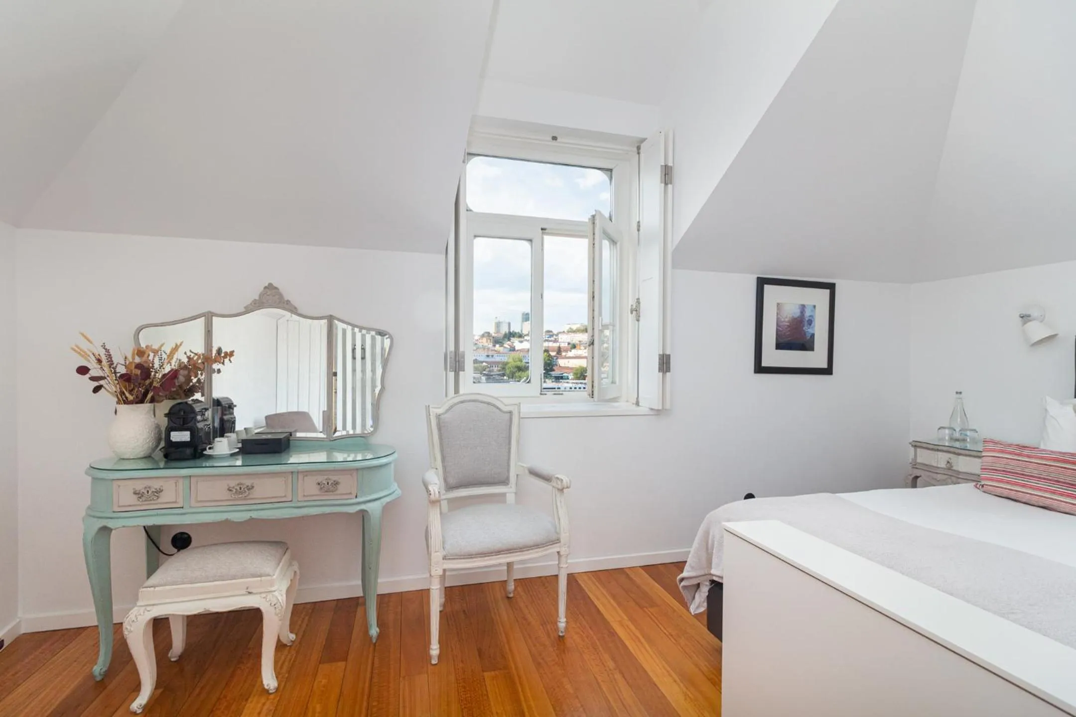 Bed in 1872 River House by Olivia