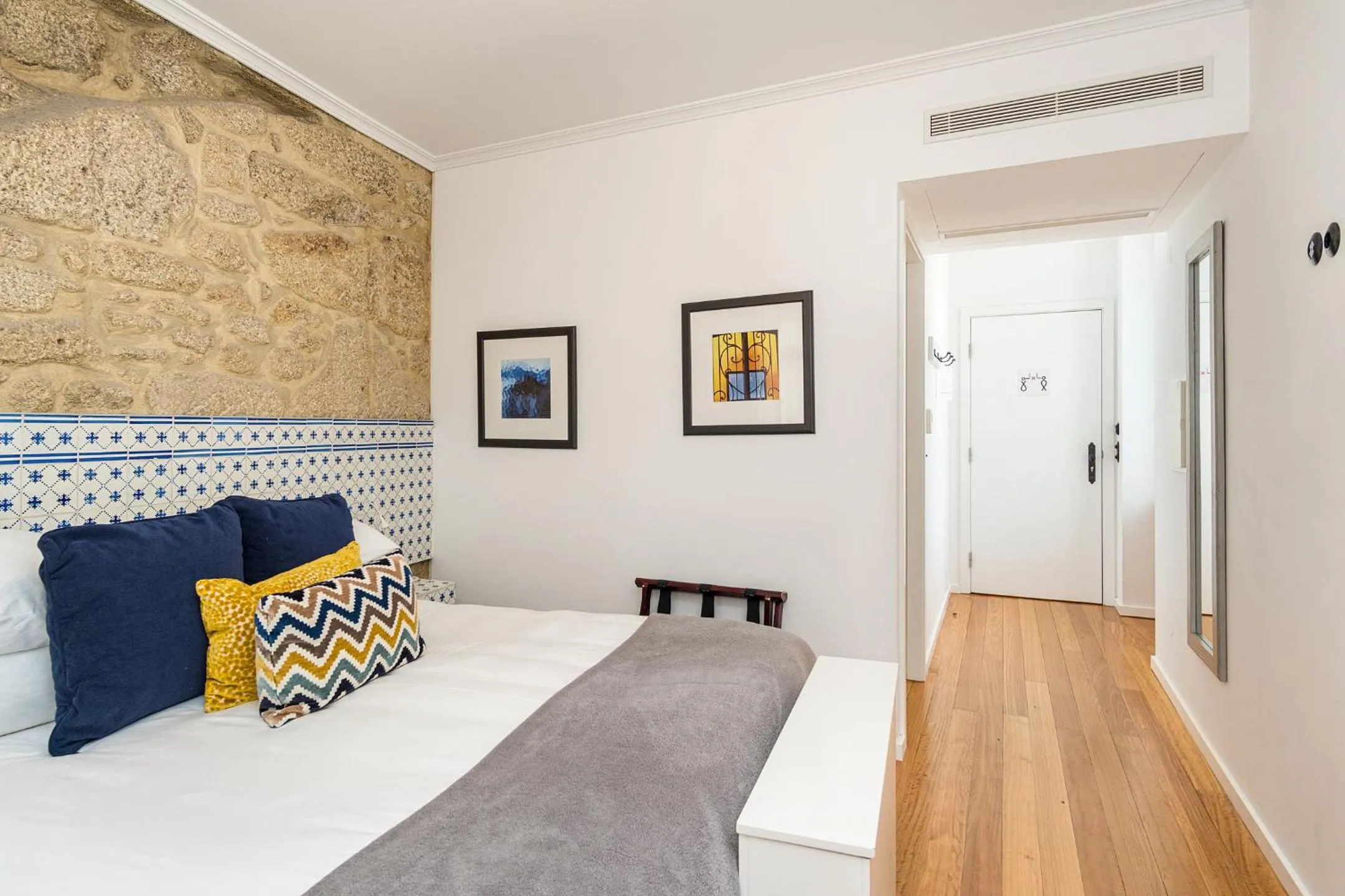 Bed in 1872 River House by Olivia