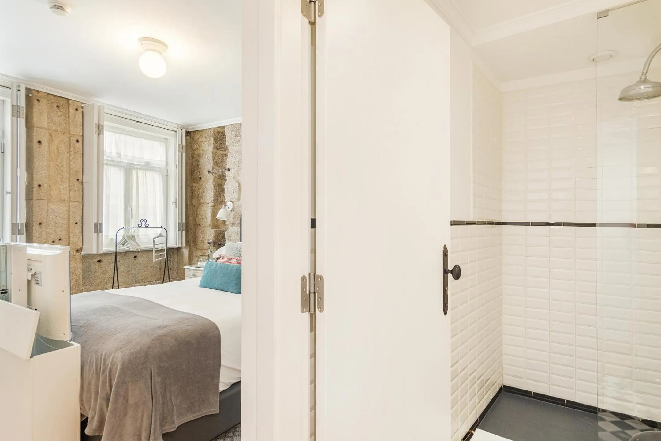 Bed in 1872 River House by Olivia