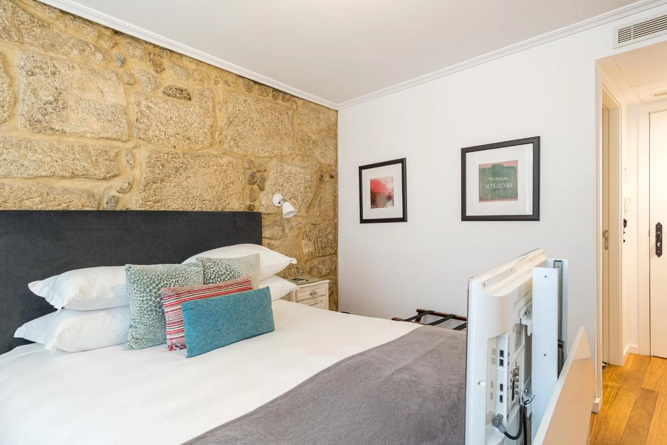 Bed in 1872 River House by Olivia