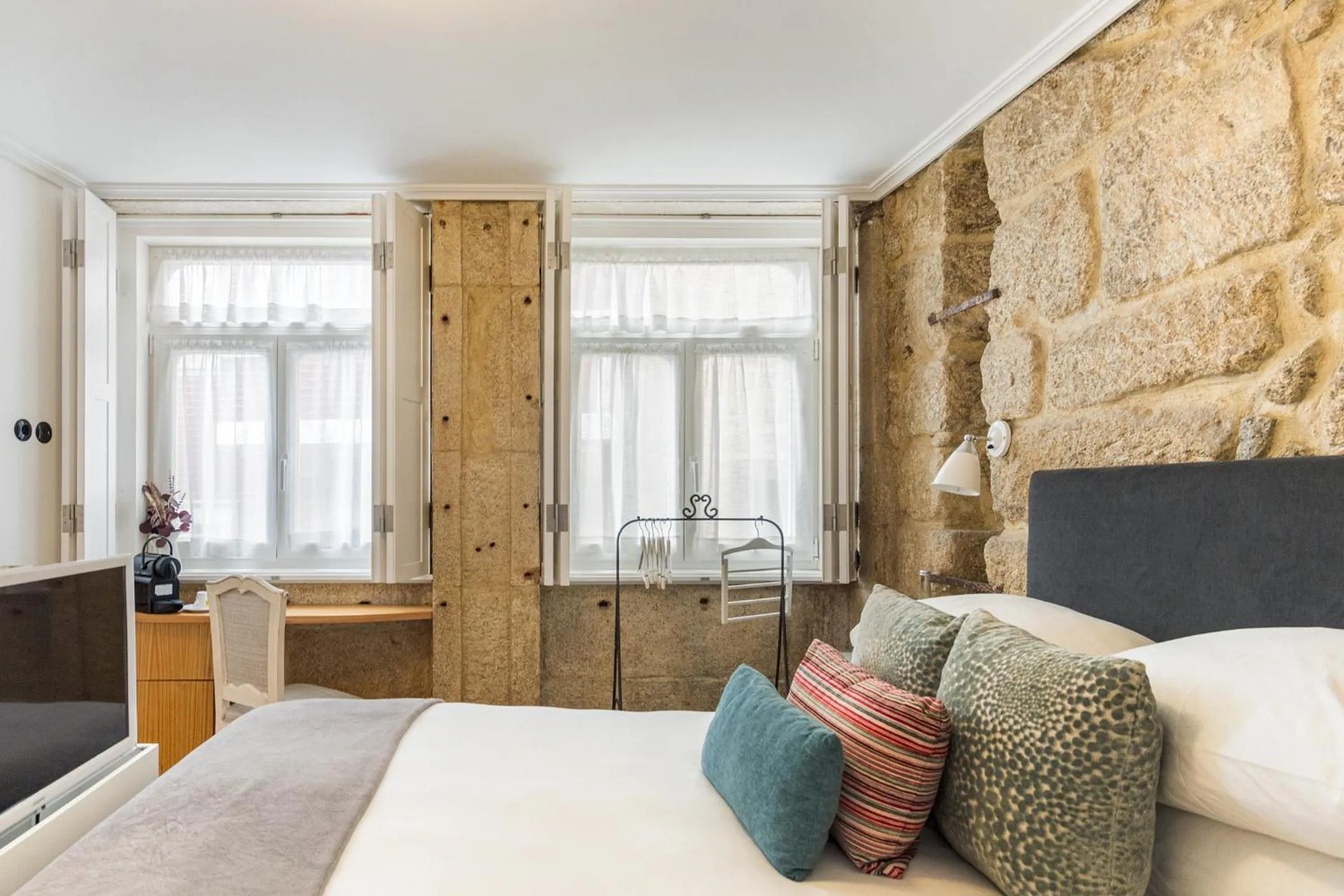 Bed in 1872 River House by Olivia