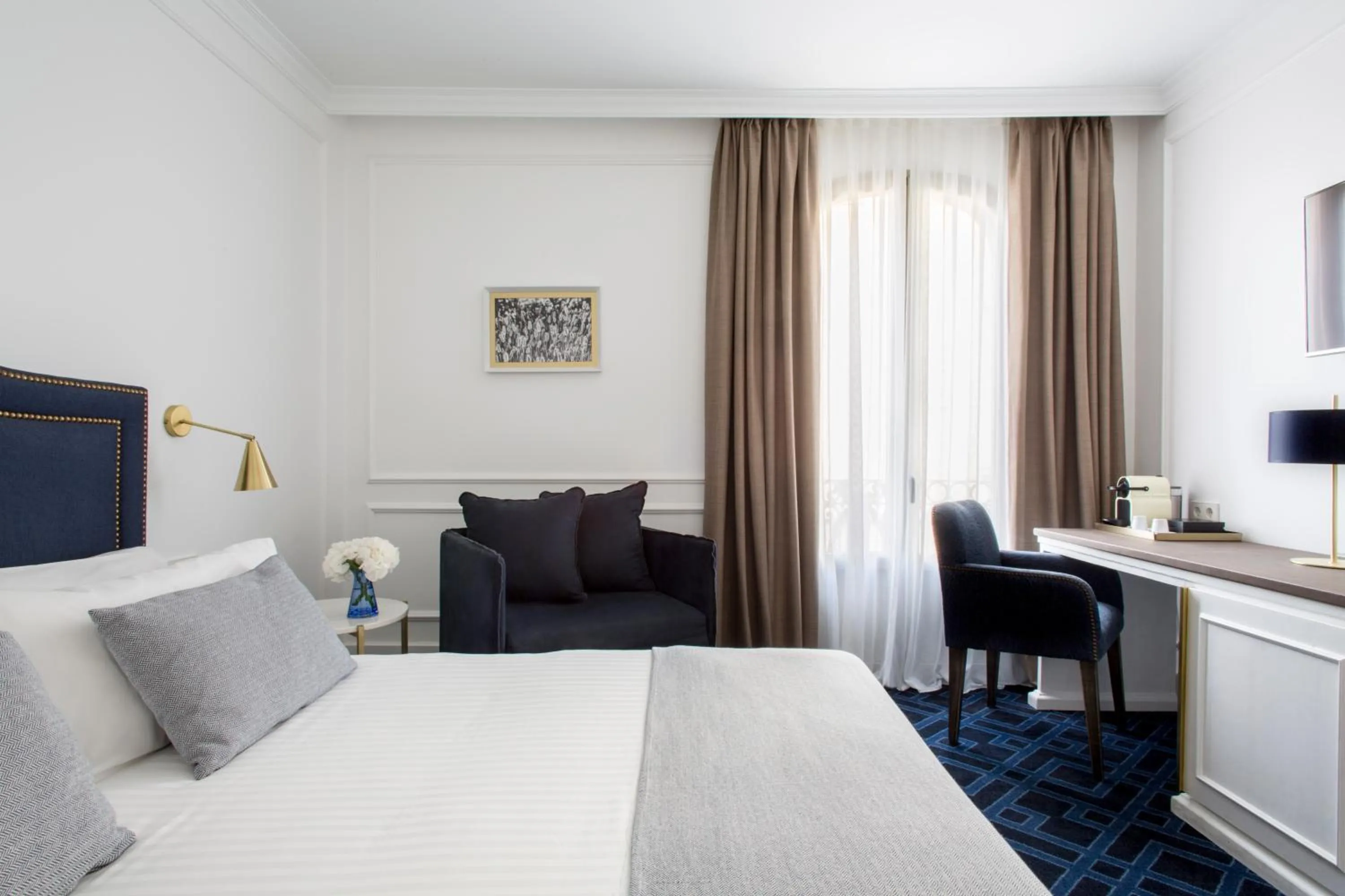 Decorative detail, Bed in Hotel Midmost by Majestic Hotel Group