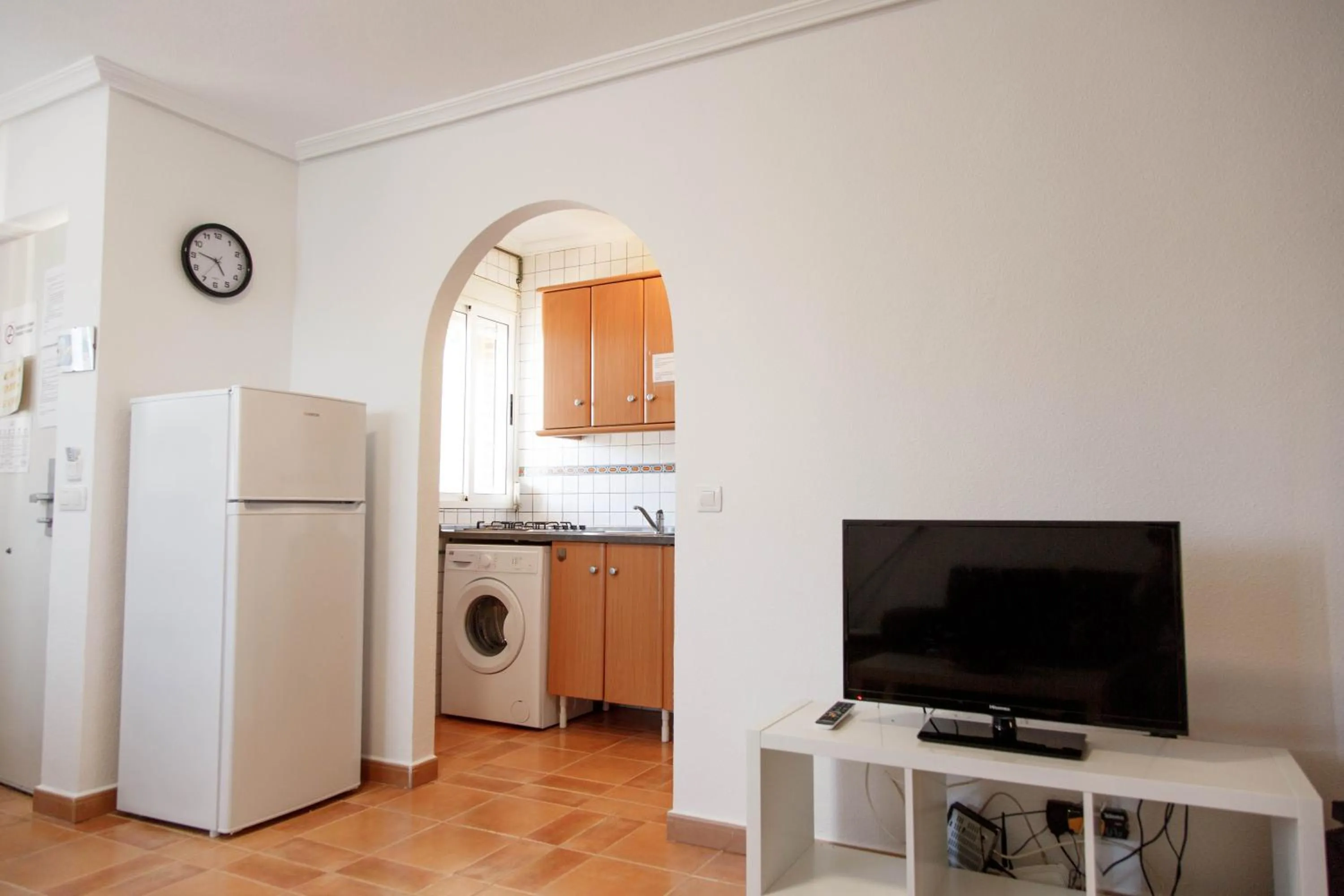 TV and multimedia in Laguna Salada Hotel Apartamento