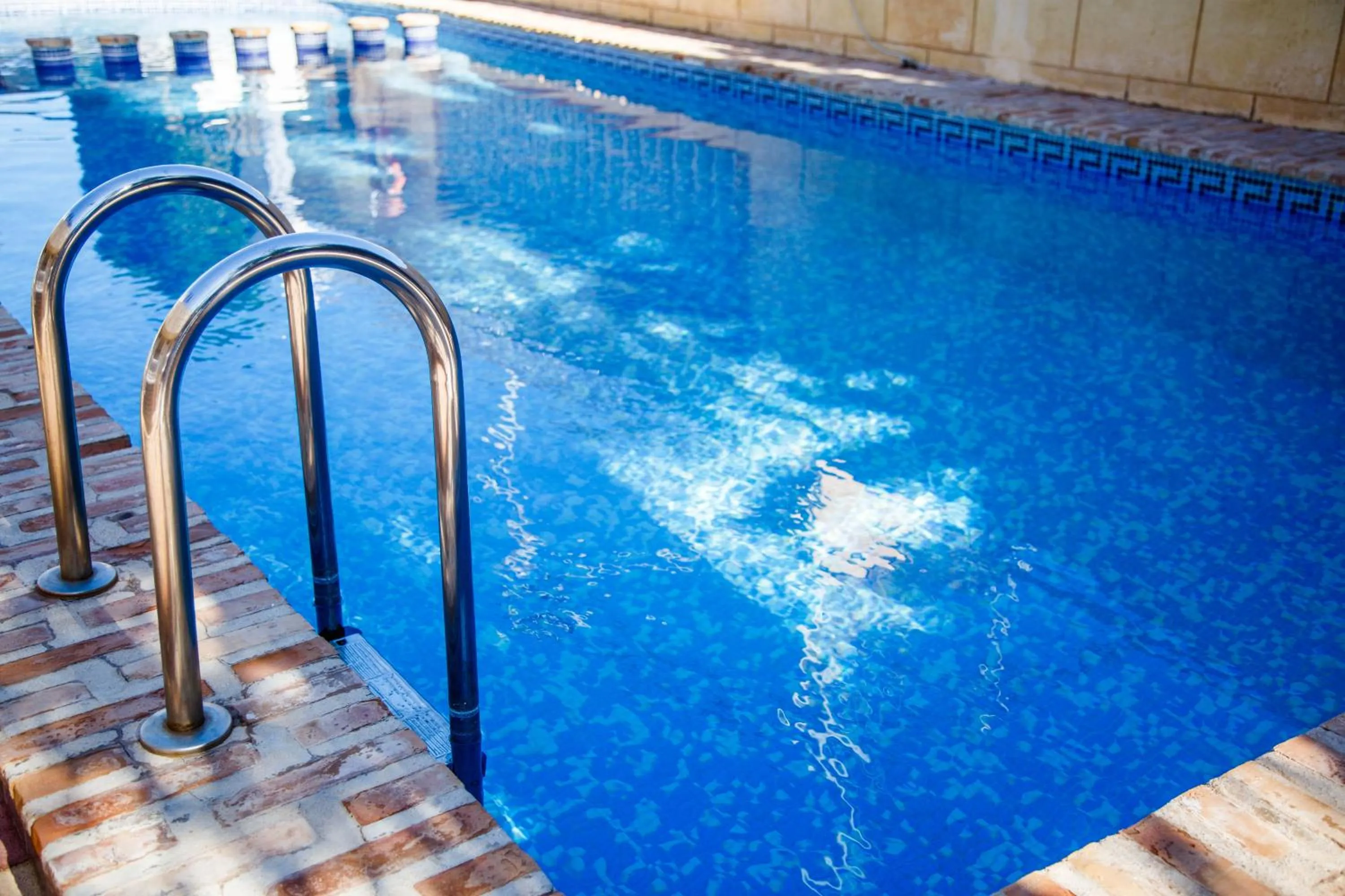 Pool view in Laguna Salada Hotel Apartamento