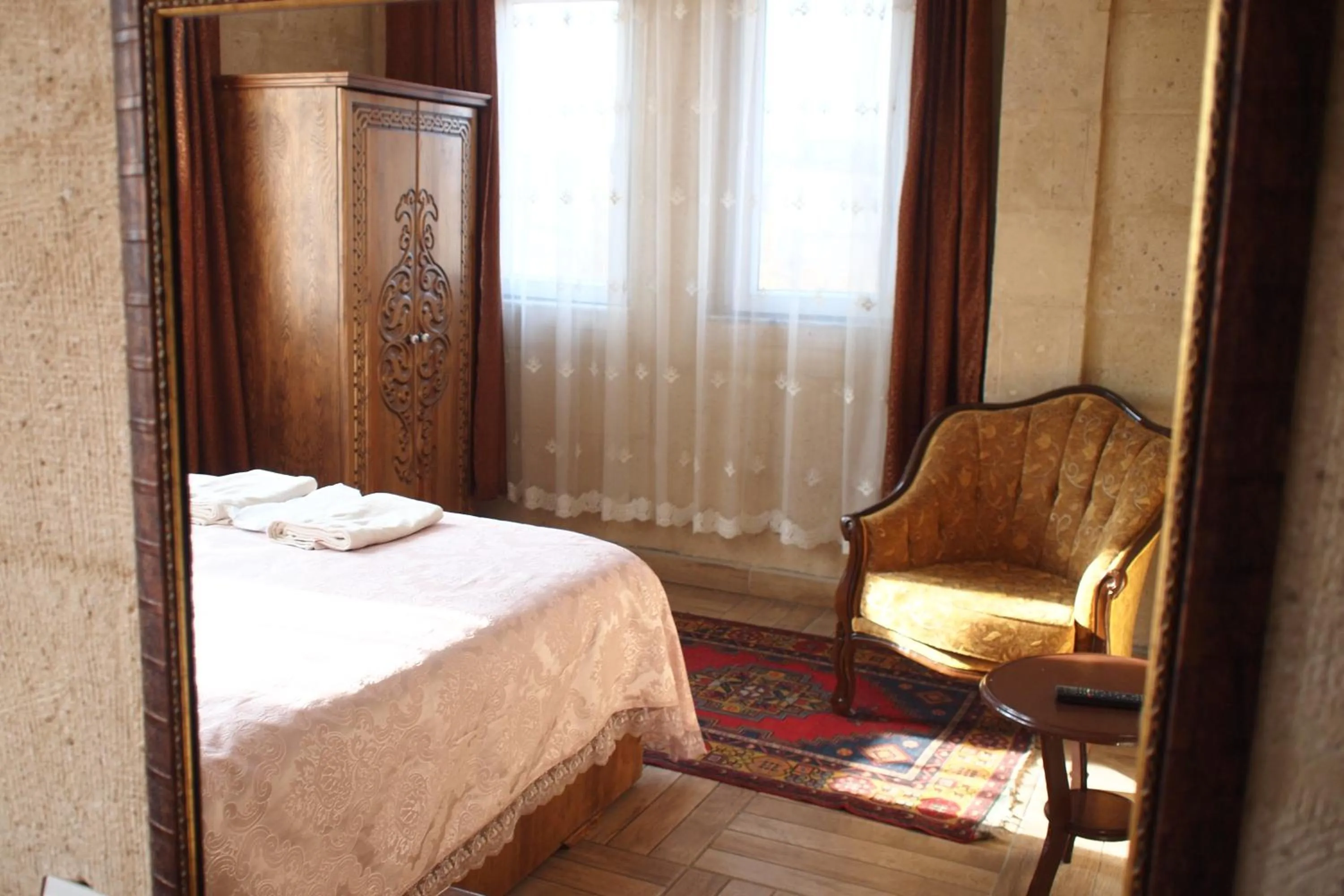 Bedroom in Emre's Stone House